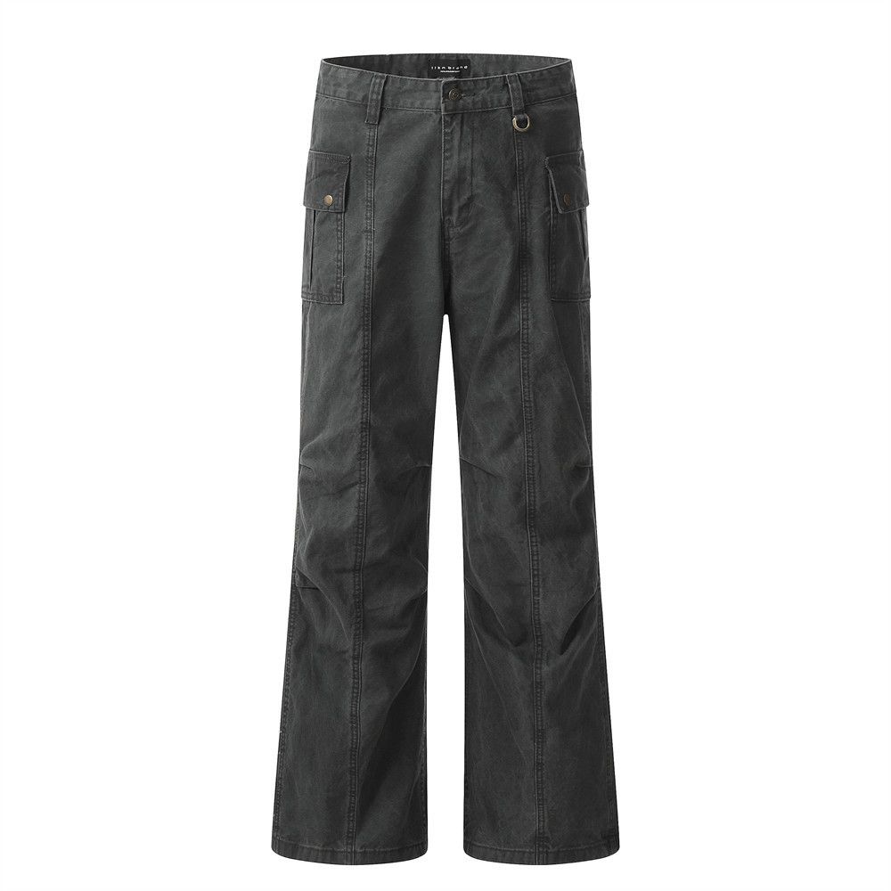 Japanese Brand × Jean High street washed distressed split stitching work jeans Size US 32 / EU 48 - 1 Thumbnail