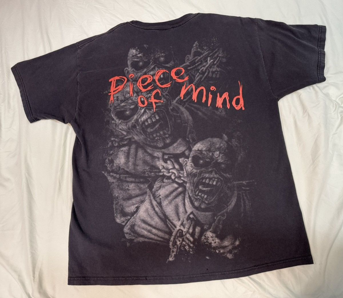 Iron Maiden y2k Iron Maiden Piece Of Mind shirt Size US L / EU 52-54 / 3 - 2 Thumbnail