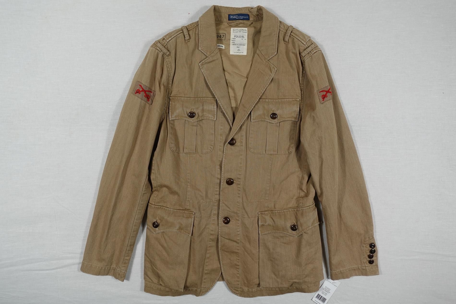 Polo Ralph Lauren Polo Ralph Lauren Jacket Taupe British Military SAMPLE NWT M Size US M / EU 48-50 / 2 - 1 Thumbnail