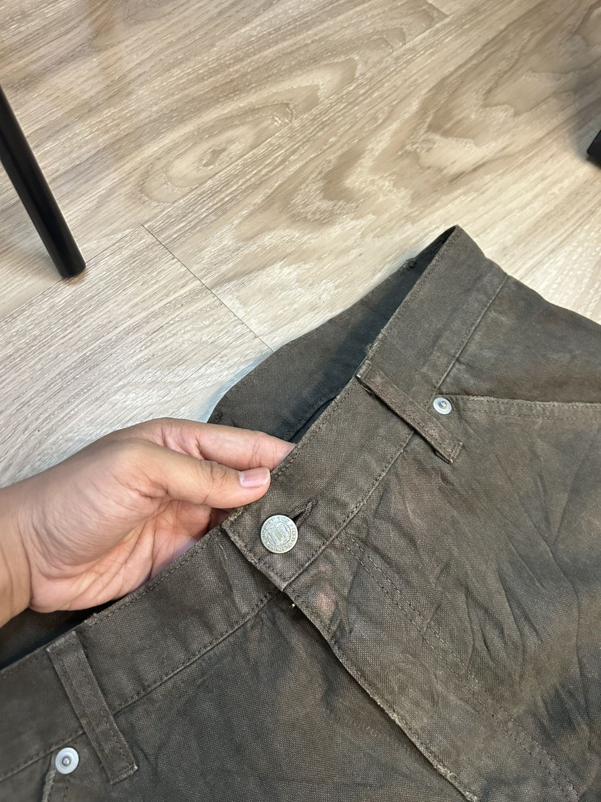 Japanese Brand Monkey Time Japan Double Knee Duck Canvas Pants Size US 32 / EU 48 - 3 Thumbnail