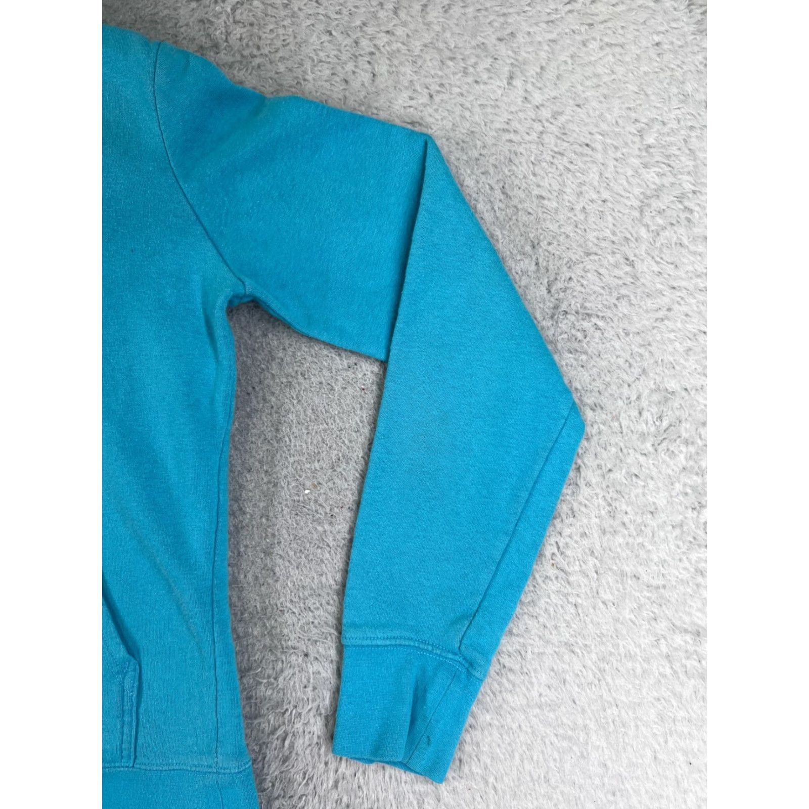 The North Face The North Face Hoodie Womens XS Blue Logo Cotton Blend READ Size XS / US 0-2 / IT 36-38 - 2 Thumbnail