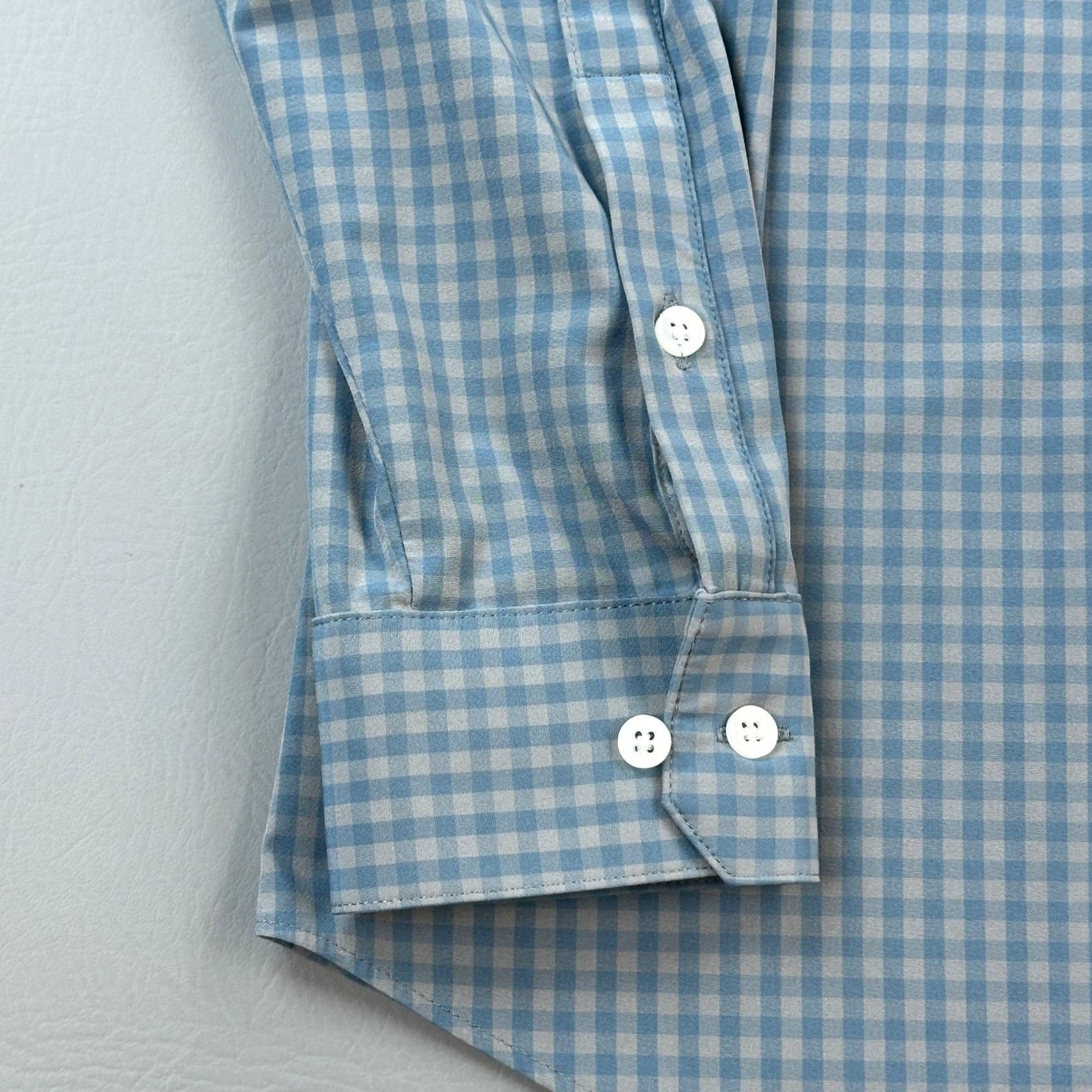 Mizzen+Main Mizzen+Main Leeward Collection Shirt Mens XL Blue Check Performance Stretch USA Shirt Mens XL Blue Check Performance Stretch USA Size US XL / EU 56 / 4 - 3 Thumbnail