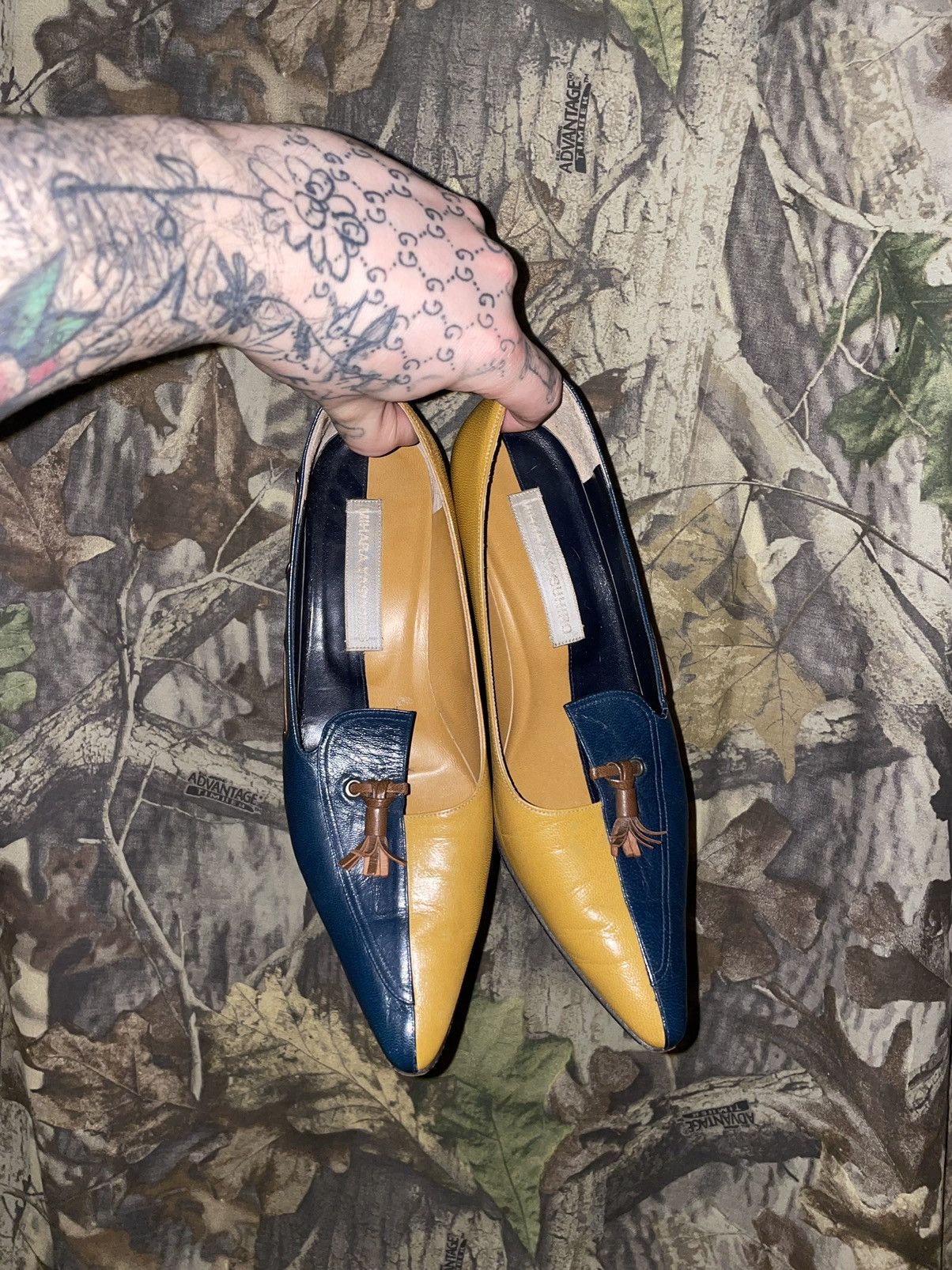 Japanese Brand MIHARA YASUHIRO half split kitten heel Size US 6.5 / IT 36.5 - 2 Thumbnail