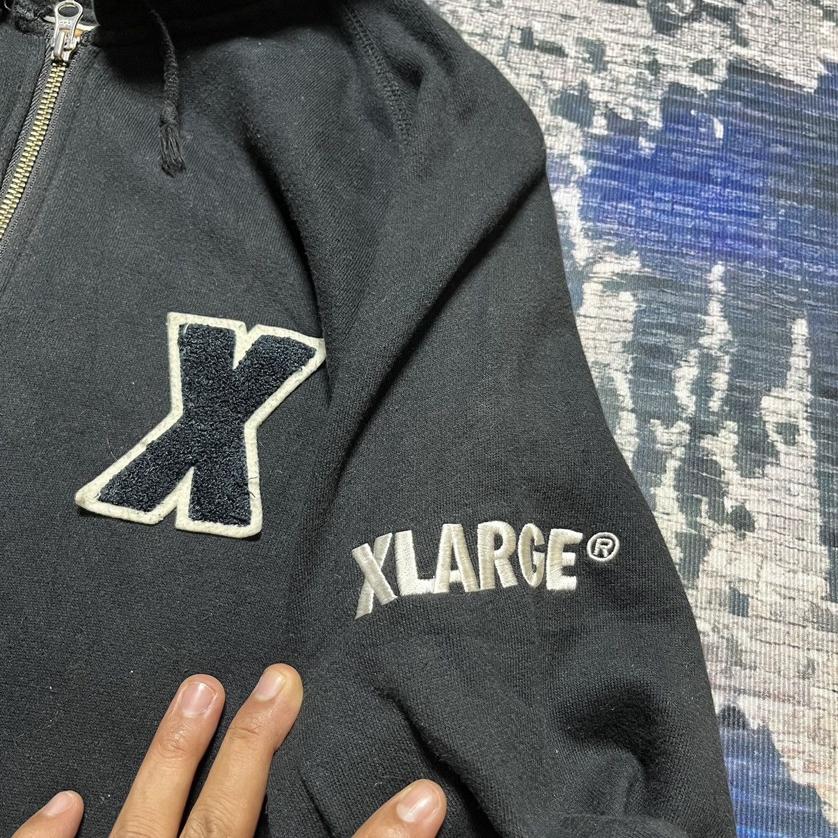 Vintage × Xlarge ⚡️Vintage X-Large Velvet Logo Zipper Hoodie Size US L / EU 52-54 / 3 - 3 Thumbnail