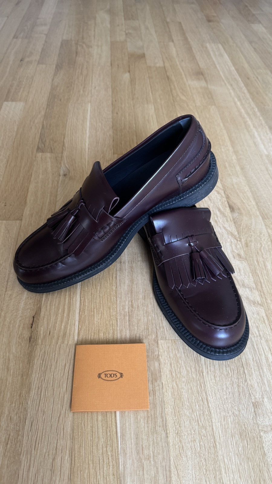 Tod's Tod‘s Frangia Gomma Tassel Loafers Size US 11.5 / EU 44-45 - 2 Thumbnail