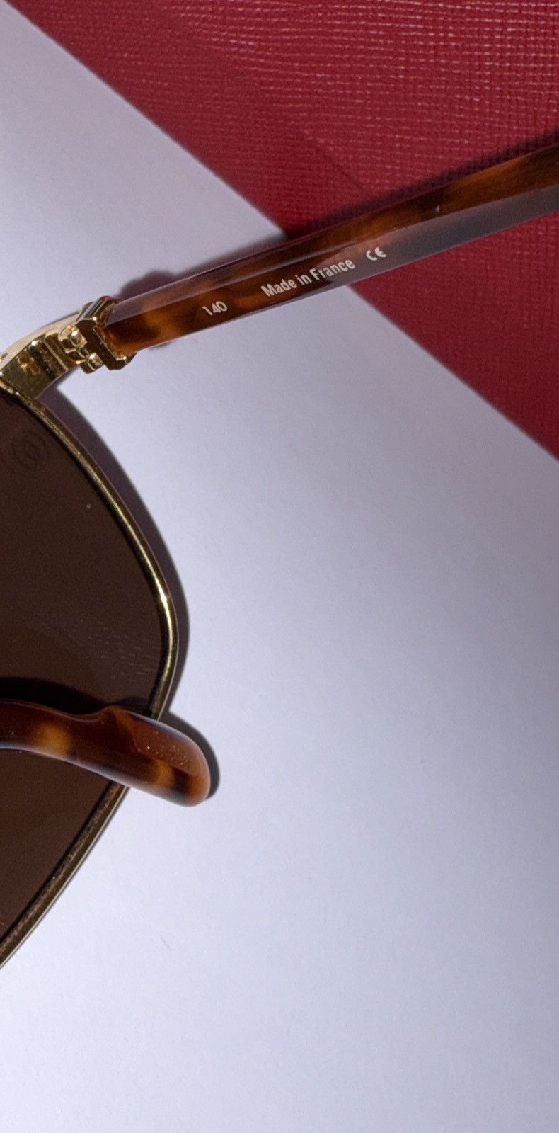 Cartier Cartier Aube Or gold plated sunglasses Size ONE SIZE - 13 Thumbnail