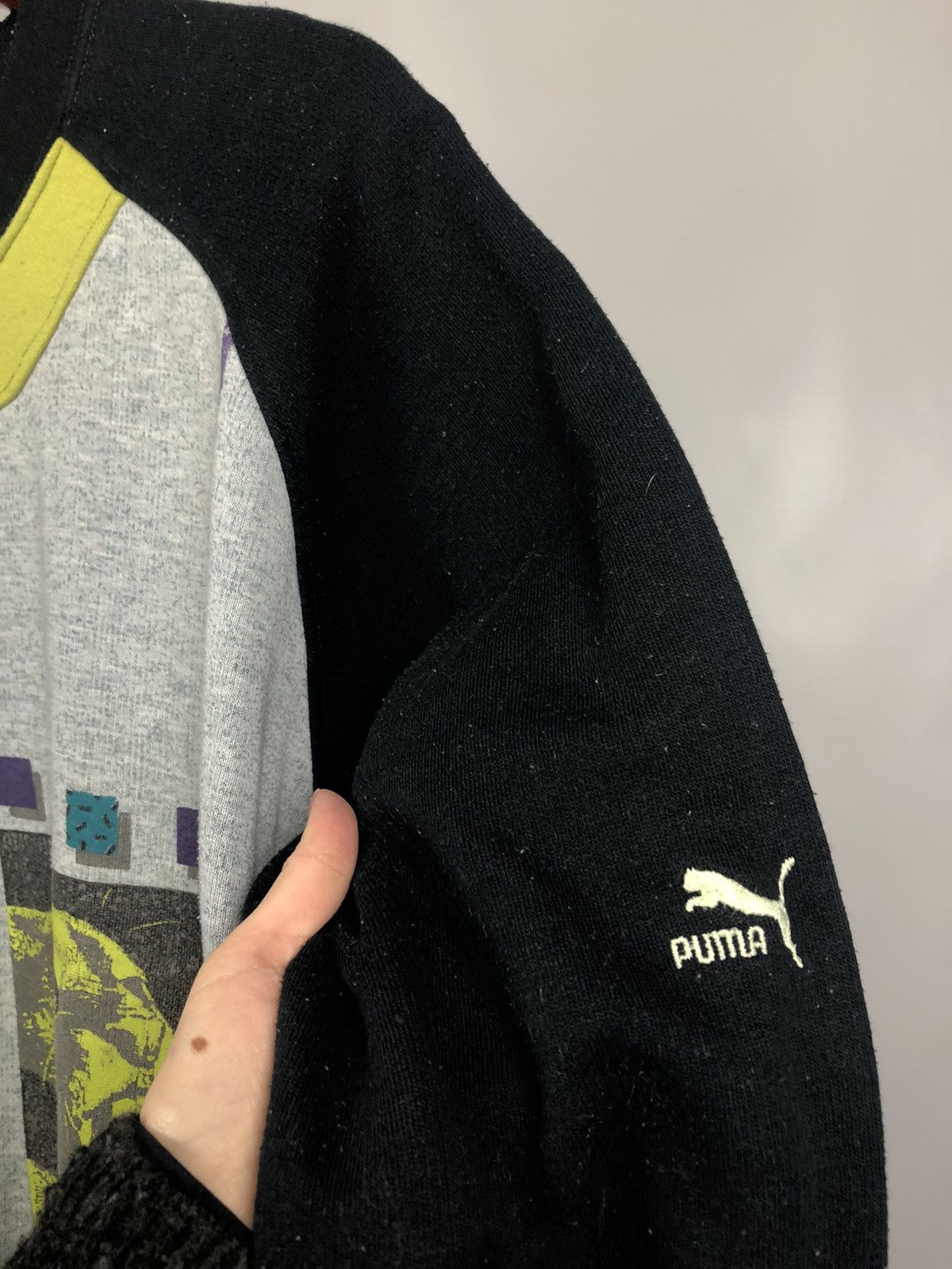 Puma Puma vintage sweatshirt logo sportswear Size US L / EU 52-54 / 3 - 9 Thumbnail