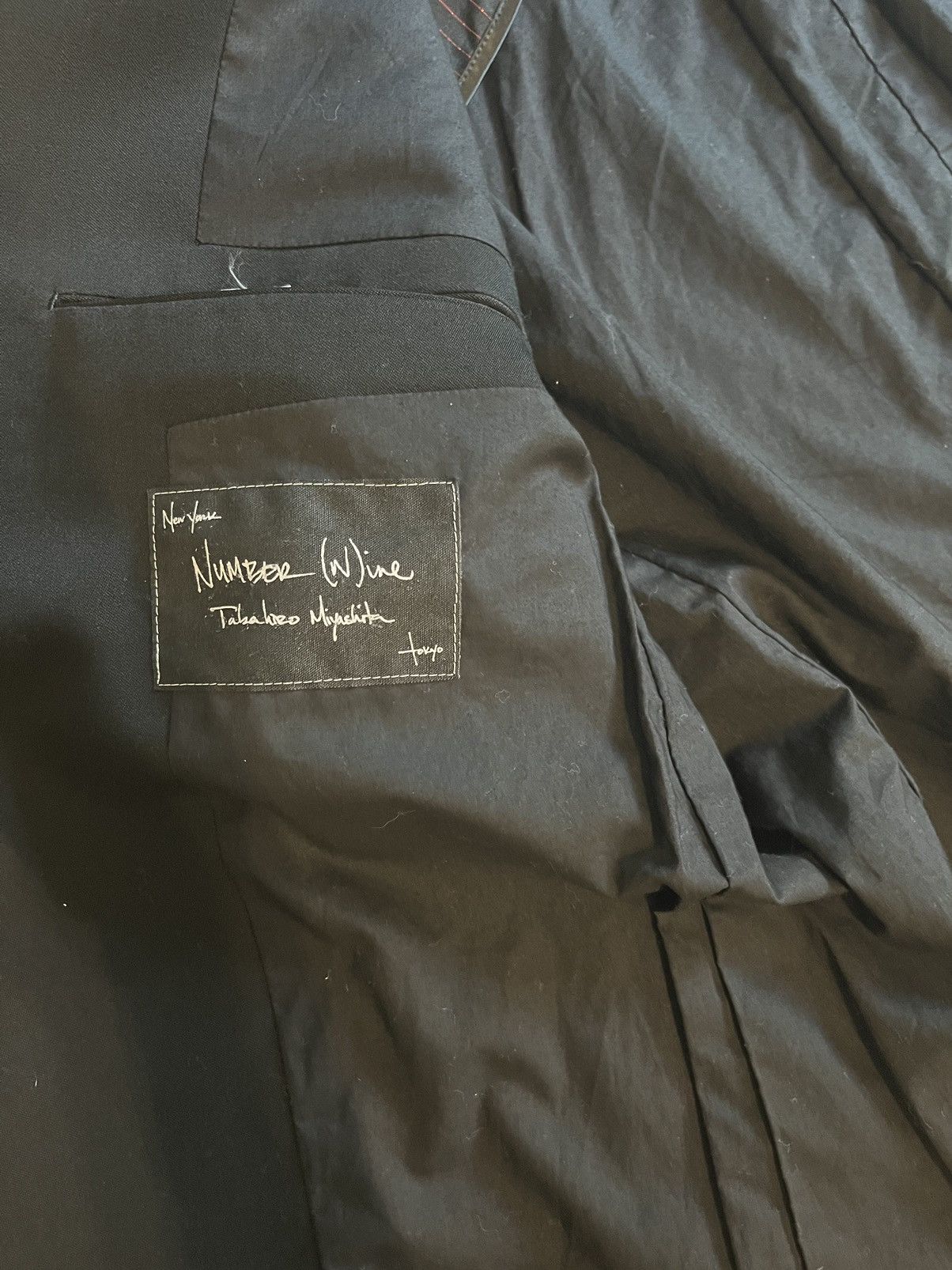 Number (N)ine Number (N)ine Ss06 “Welcome to The Shadow” Glam Blazer Size 44L - 7 Thumbnail