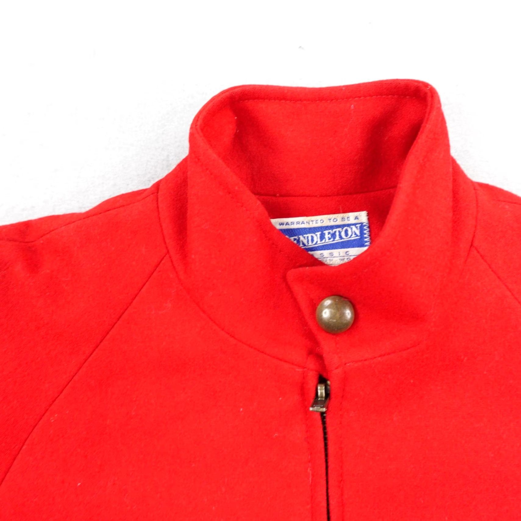 Pendleton Vintage Pendleton Jacket Womens Medium Red Wool Shoulder Pads Coat Zip Up 80s Size M / US 6-8 / IT 42-44 - 2 Thumbnail