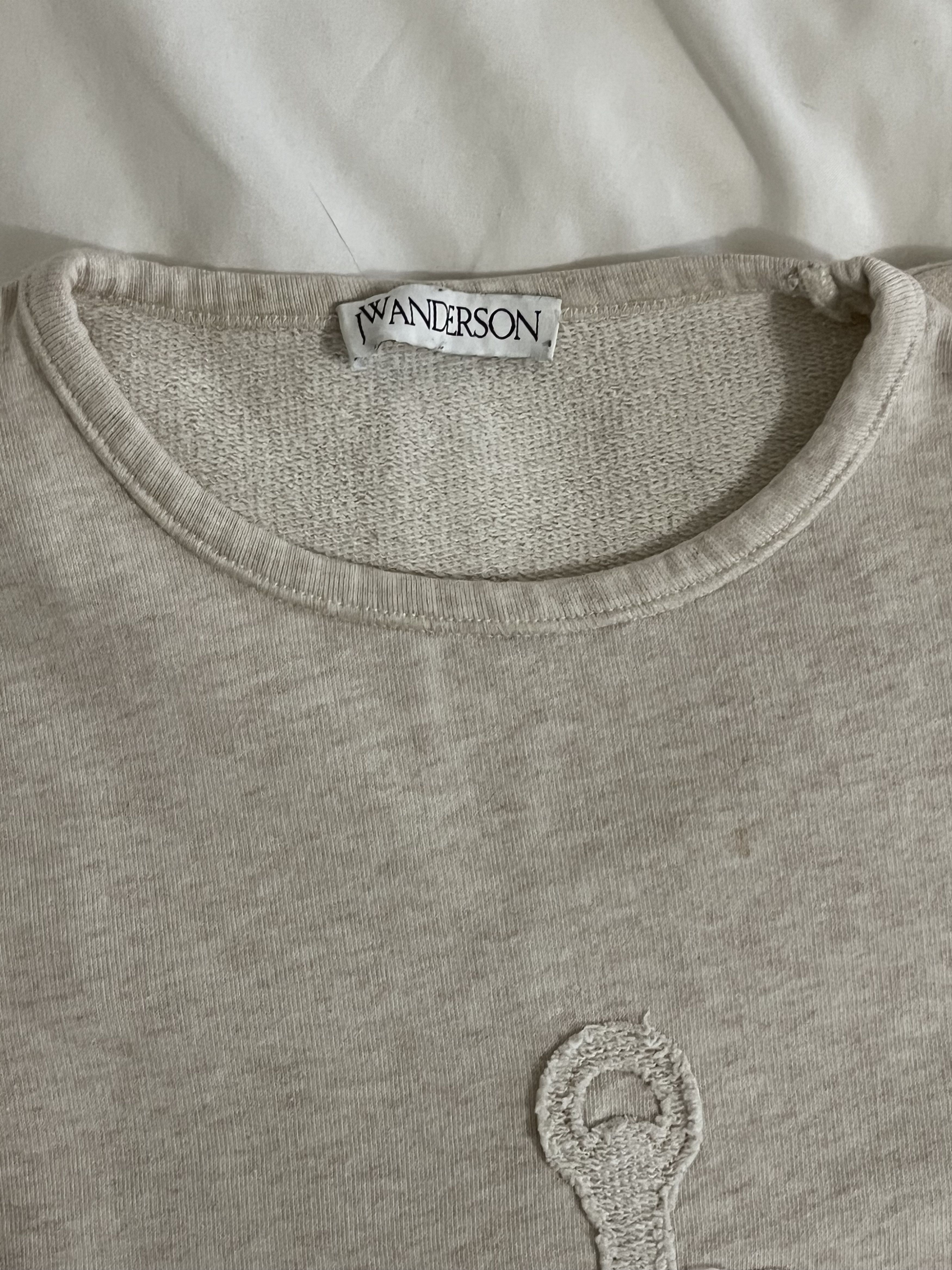 JW Anderson Beige Logo Sweatshirt Size US XS / EU 42 / 0 - 4 Thumbnail