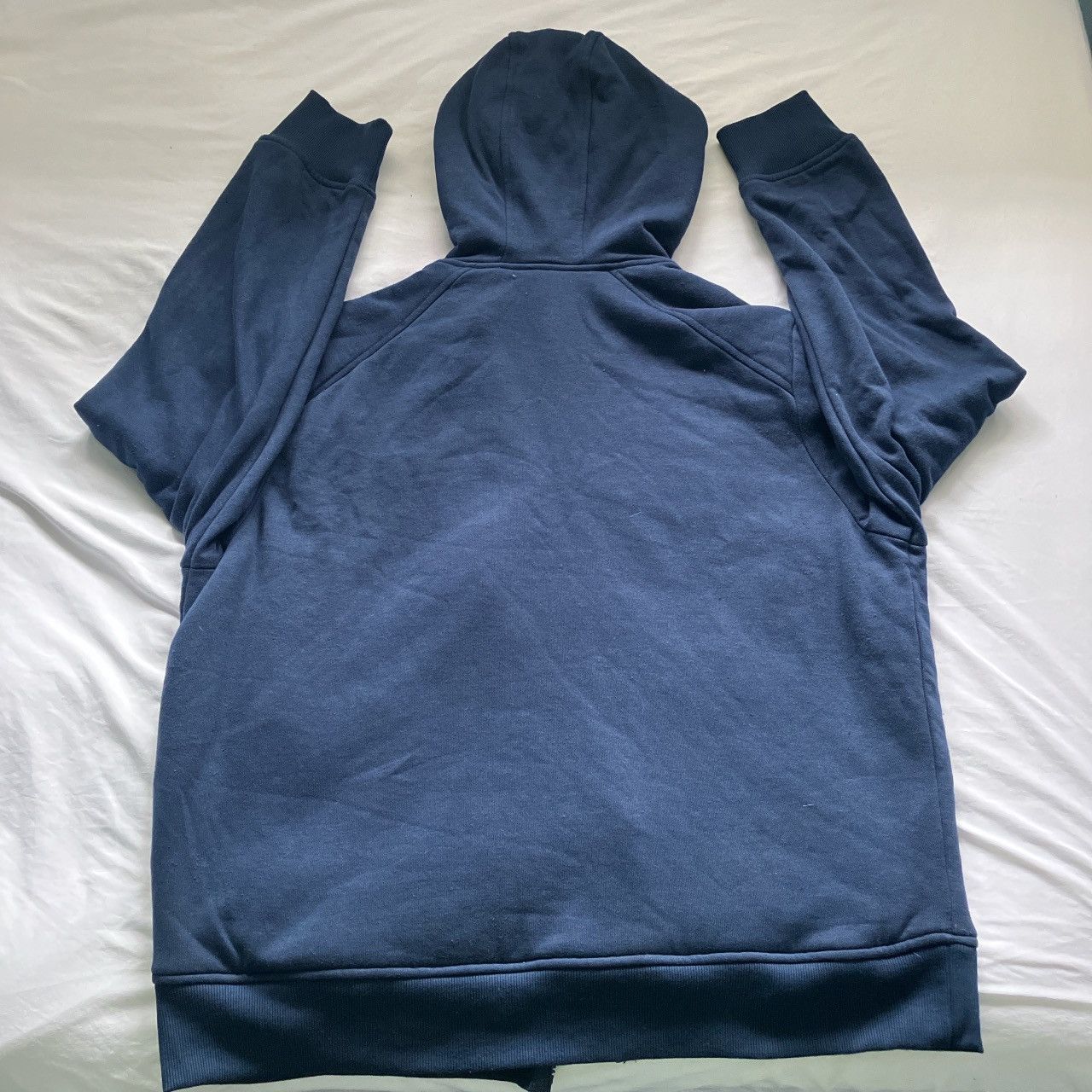 George × Vintage Navy Blue Zip Up Hoodie Size US XL / EU 56 / 4 - 4 Thumbnail