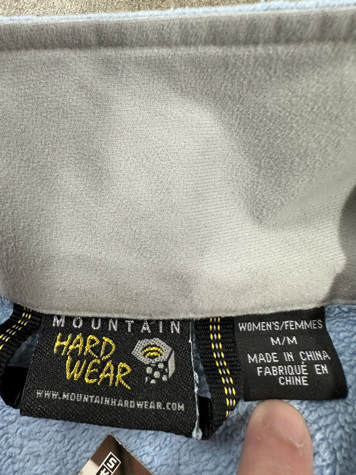 Mountain Hardwear Crazy Y2K Mountain Hardwear Baby Blue Fleece Jacket Size M / US 6-8 / IT 42-44 - 11 Thumbnail