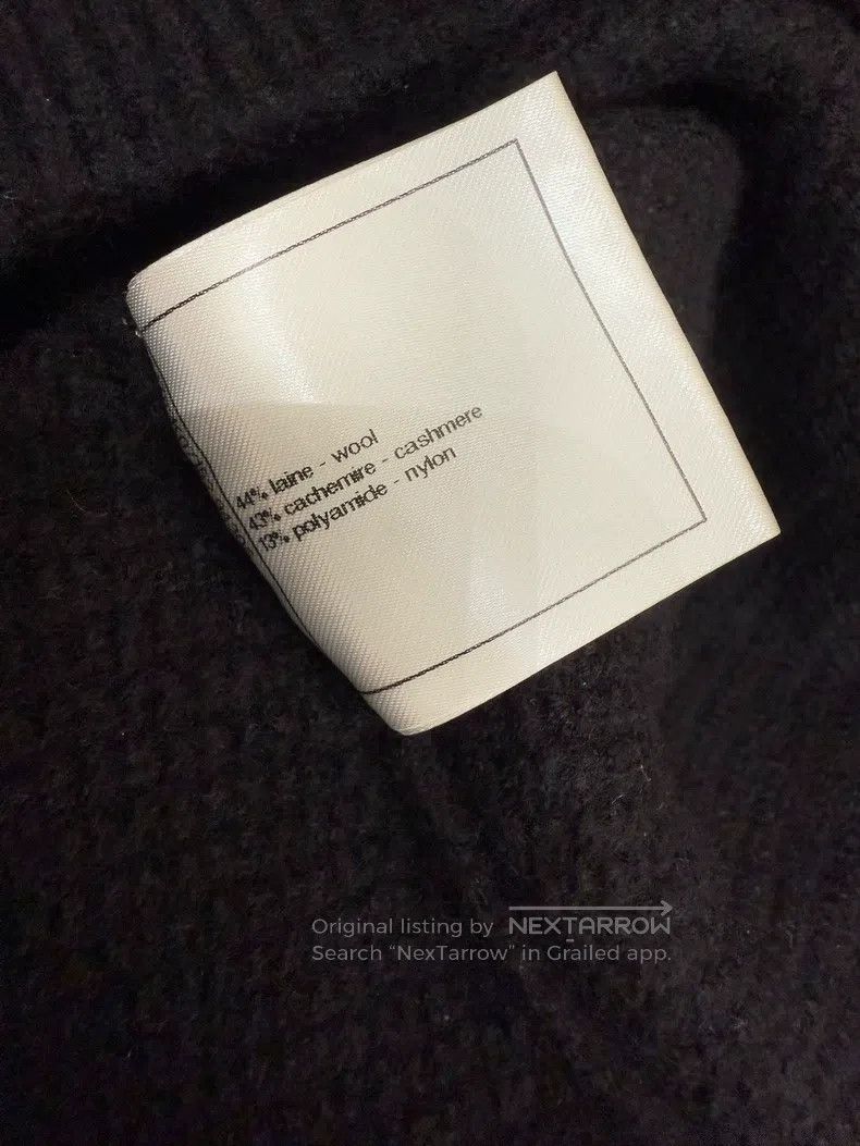 Chanel Chanel Black cashmere blended sweater Size XS / US 0-2 / IT 36-38 - 8 Thumbnail