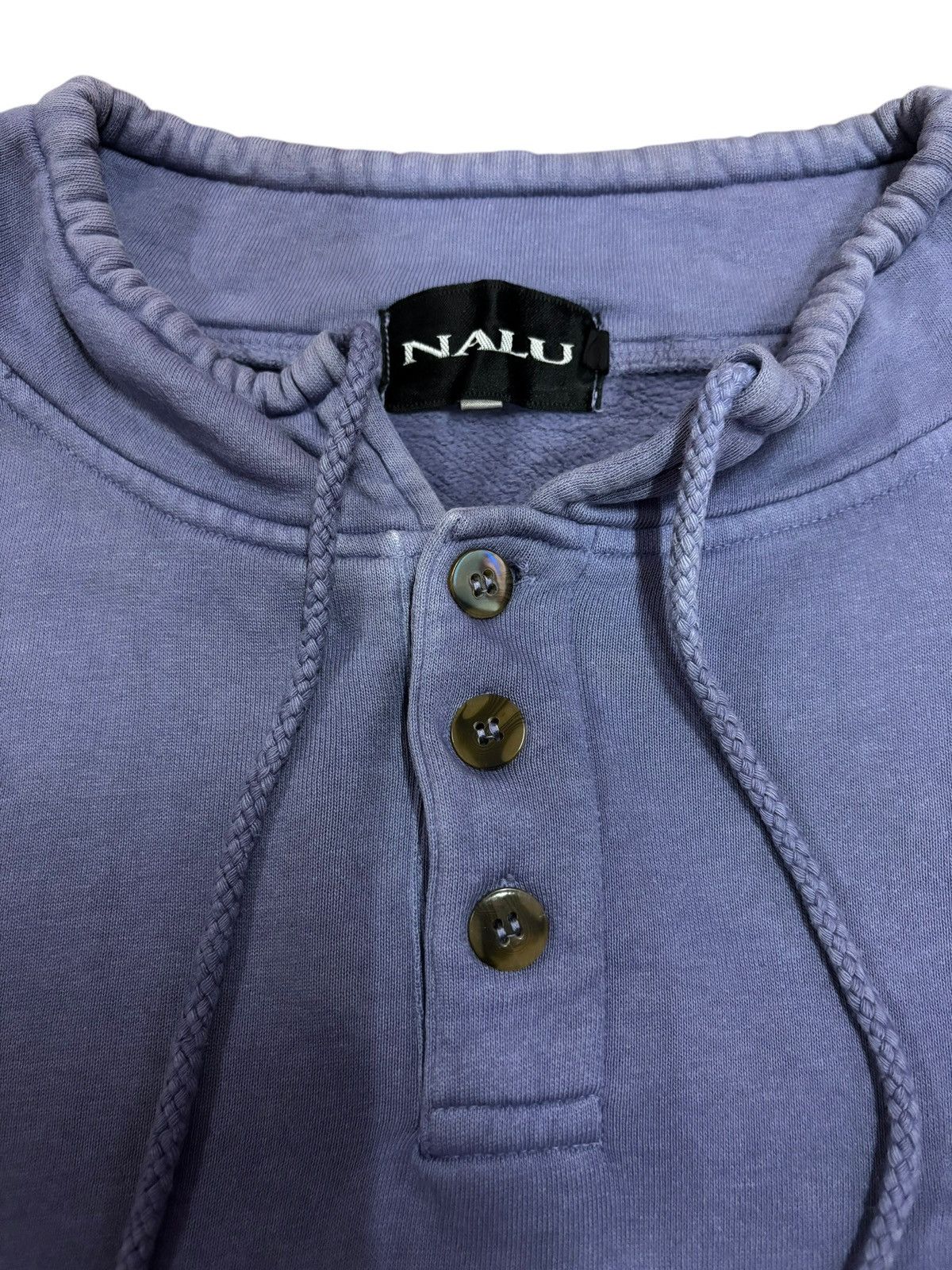 Vintage 90s Vtg NALU Baggy Embroidered Logo Sweatshirt Size US L / EU 52-54 / 3 - 7 Thumbnail