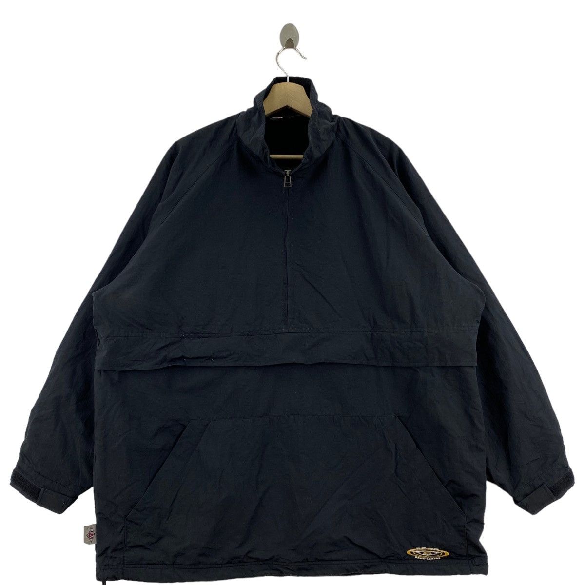 Vintage Vintage BEAR SURF BOARD Embroidered Logo Black Windbreaker Size US L / EU 52-54 / 3 - 1 Thumbnail