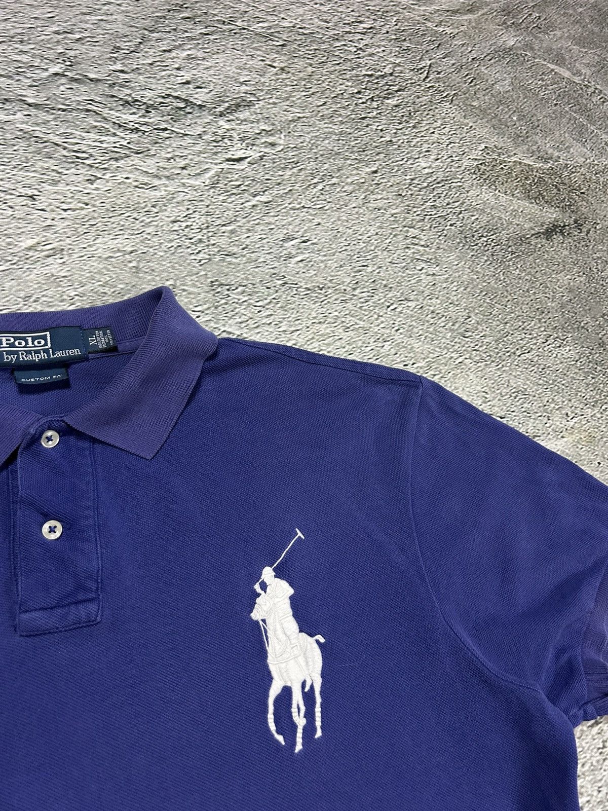 Polo Ralph Lauren × Ralph Lauren × Vintage Chief Keef Polo Ralph Lauren Italy T-shirt vintage blue Size US XL / EU 56 / 4 - 2 Thumbnail