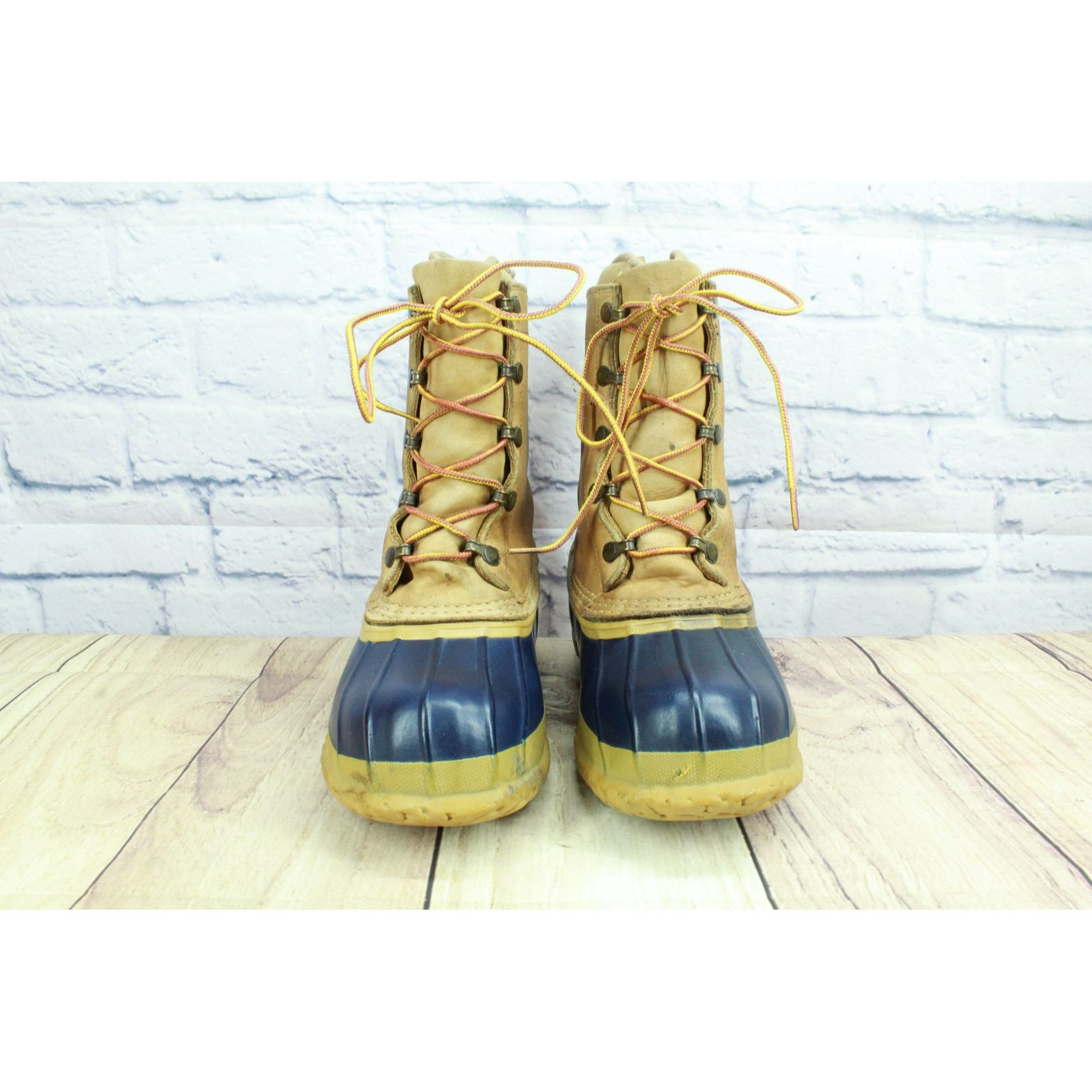 L.L. Bean × Leather × Vintage Vintage LL Bean Men's Removable Liner Mid Calf Duck Boots Size US 8 / EU 41 - 4 Thumbnail
