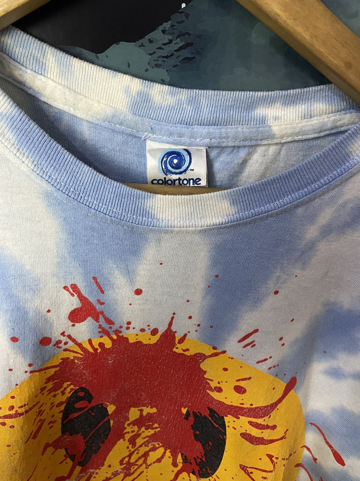 Vintage AWGE Plyboi be Carti Die Lit Tour Smile Face Tie-Die Size US XL / EU 56 / 4 - 3 Thumbnail