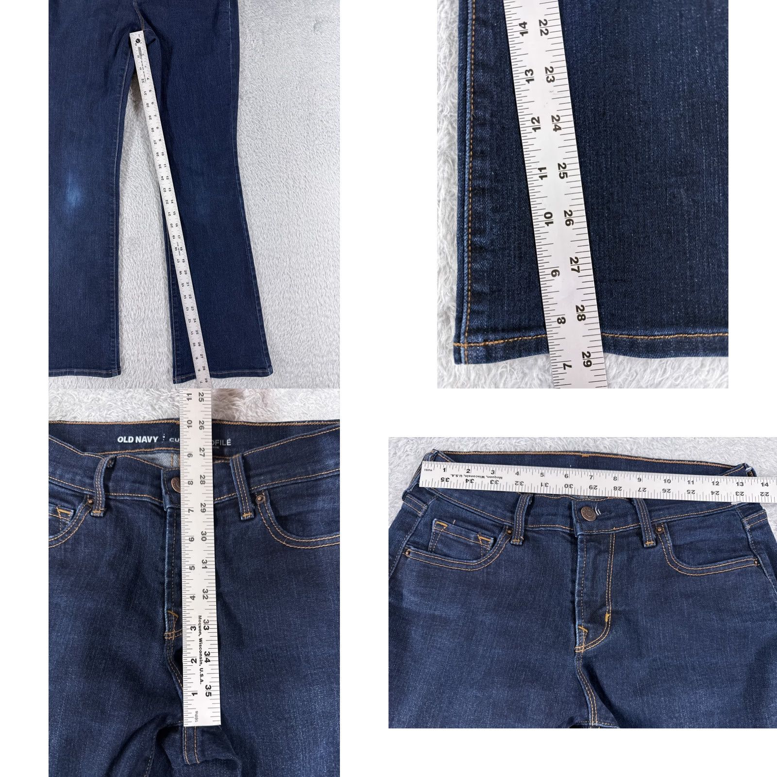 Old Navy VINTAGE Old Navy Jeans Women 2 Blue Denim Bootcut Mid Rise 29 Inseam 5-Pocket Cotton Polyester Regular Size 2 Womens Size 26" / US 2 / IT 38 - 8 Thumbnail