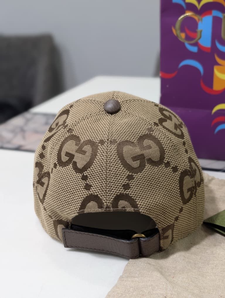 Gucci Authentic GUCCI Jumbo GG hat Size ONE SIZE - 9 Thumbnail