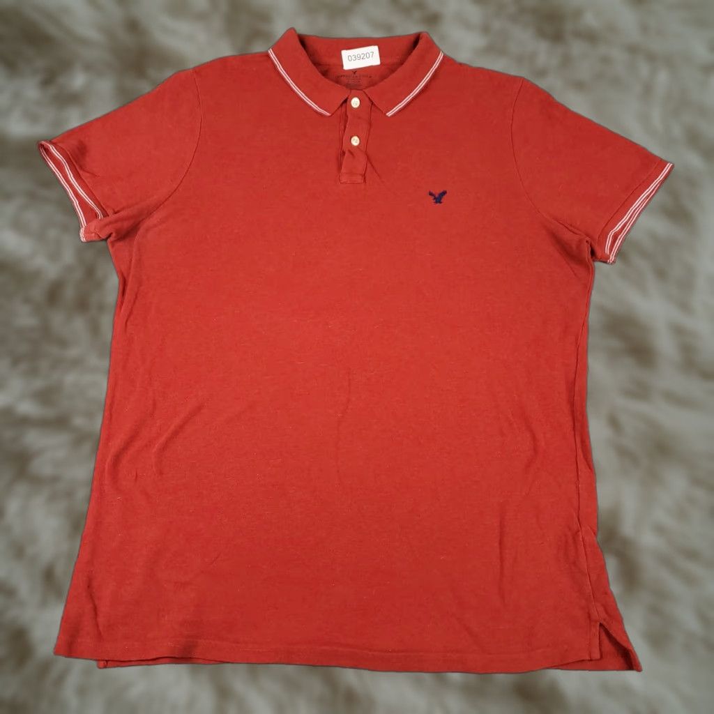 American Eagle Outfitters VINTAGE American Eagle Polo Shirt Mens XL Red Solid Short Sleeve Adult - Polo Shirt, American Eagle Outfitters, Red, XL, Men Size US XL / EU 56 / 4 - 1 Thumbnail
