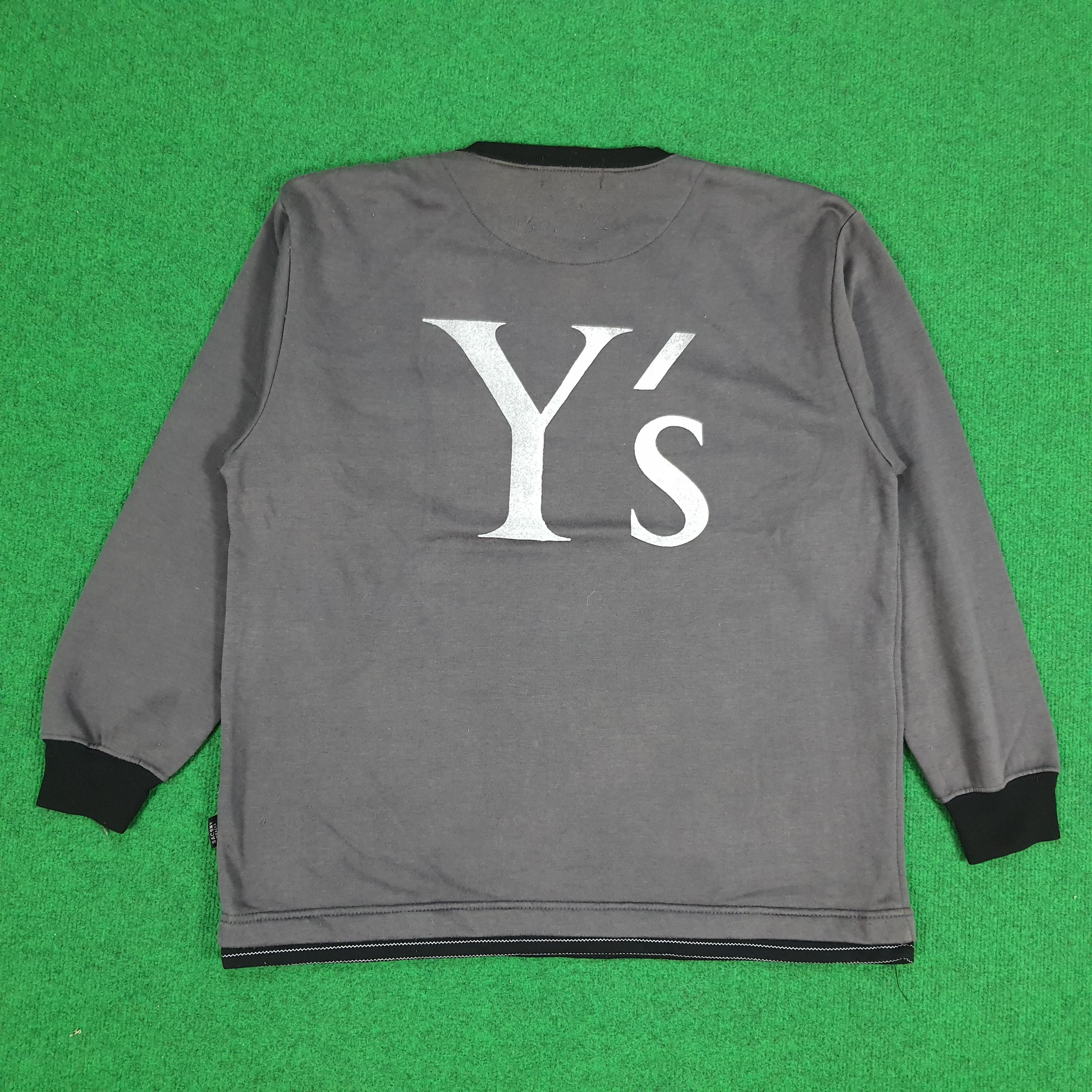 Vintage × Y's × Yohji Yamamoto Vintage SACSNY Y'SACCS Yohji Custom Y's Logo Sweatshirt Size US L / EU 52-54 / 3 - 1 Thumbnail