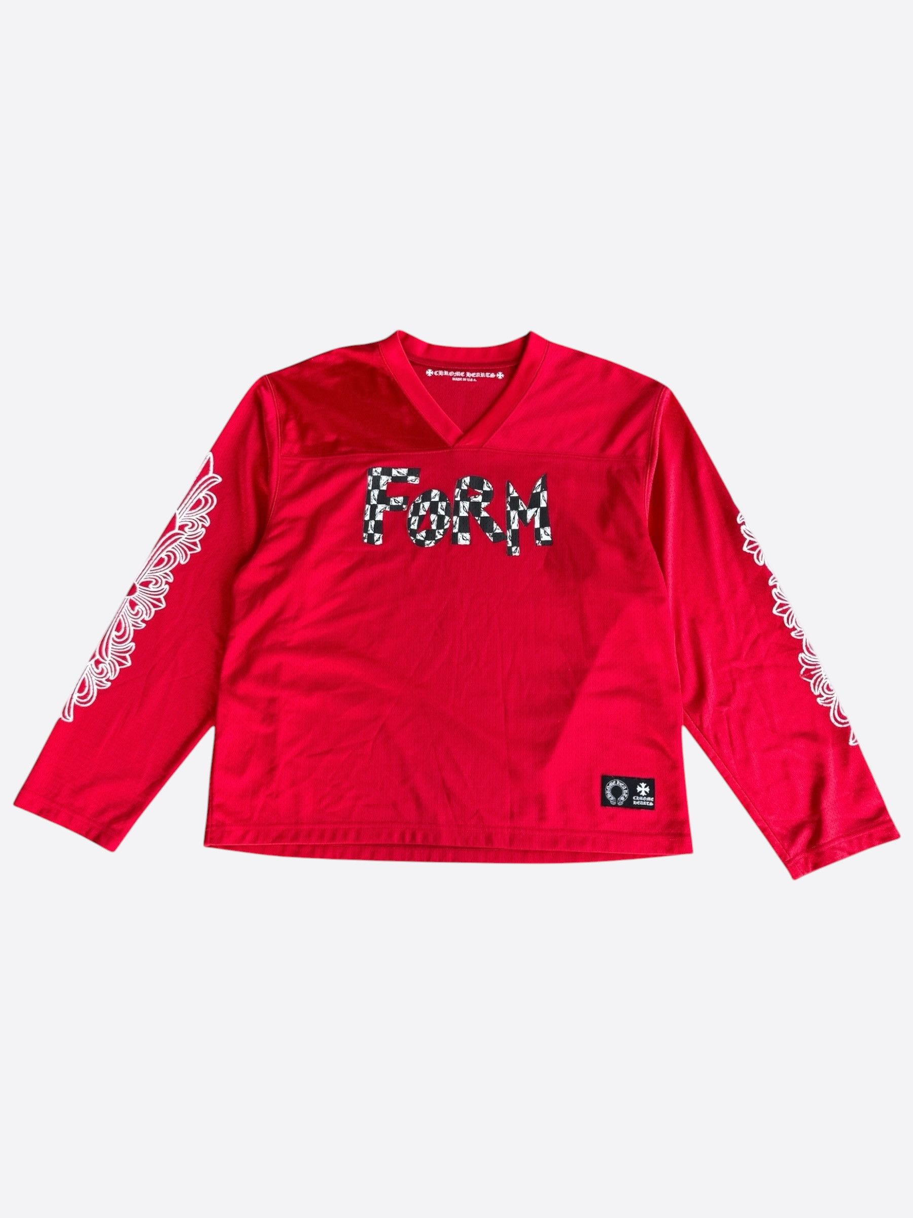 Chrome Hearts chrome hearts red t-shirt | Grailed