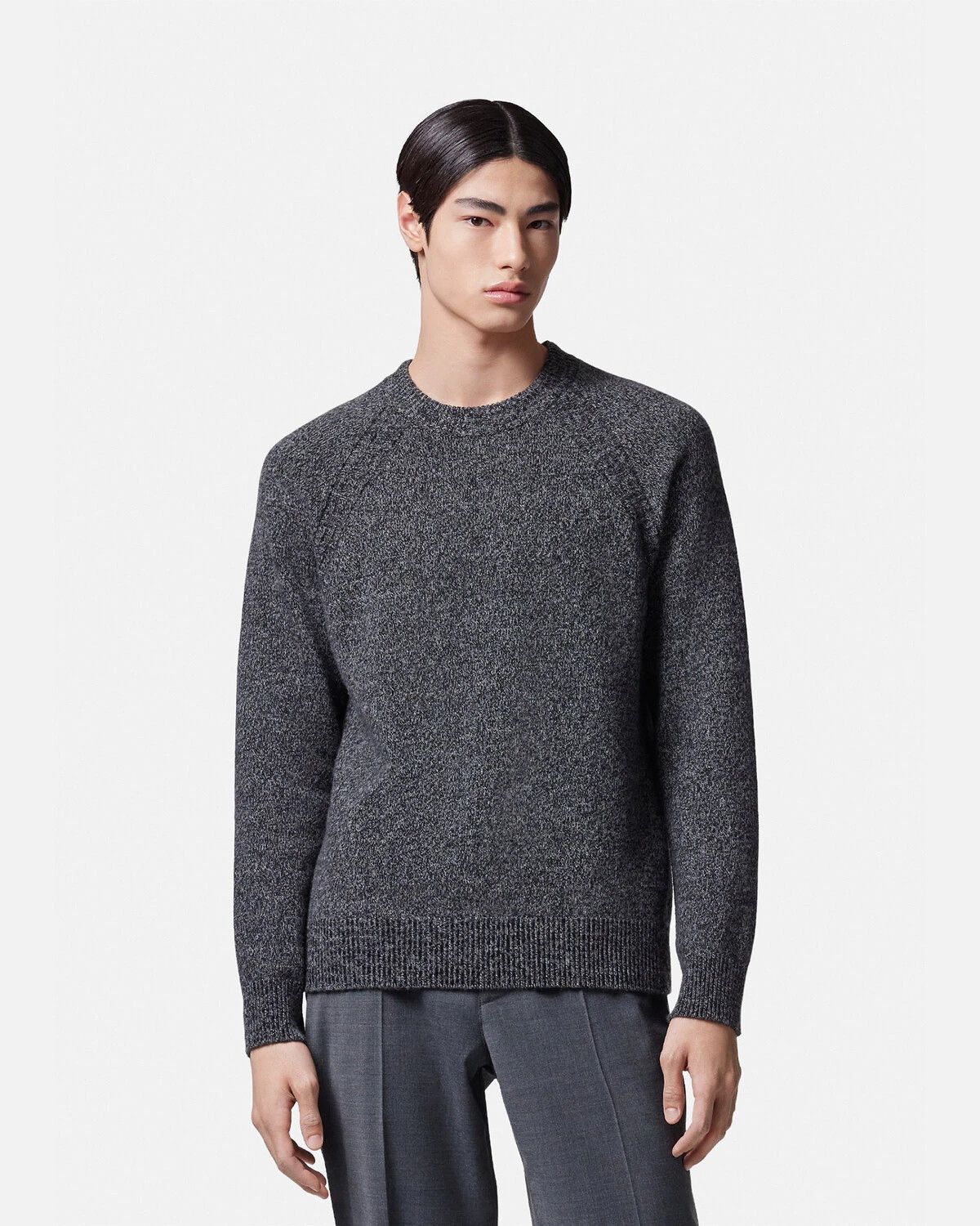 Versace o1y0525 Cashmere Blend Sweater in Black Size US L / EU 52-54 / 3 - 3 Thumbnail