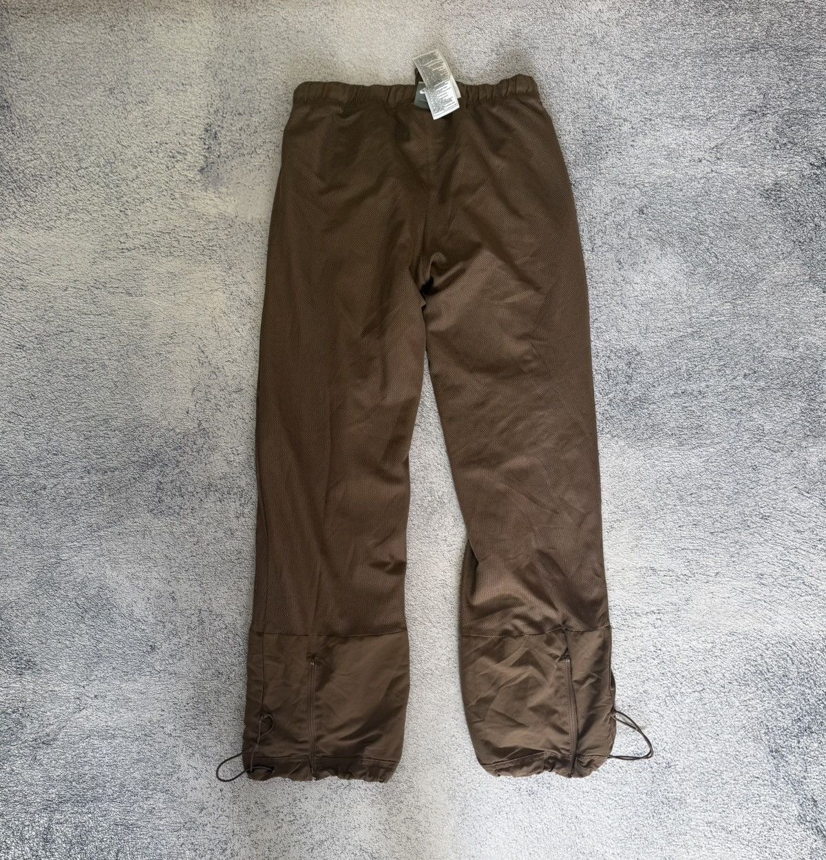 Nike Vintage Nike Track Pants Brown Swoosh Y2K Gorpcore Baggy S Size 28" / US 6 / IT 42 - 8 Thumbnail