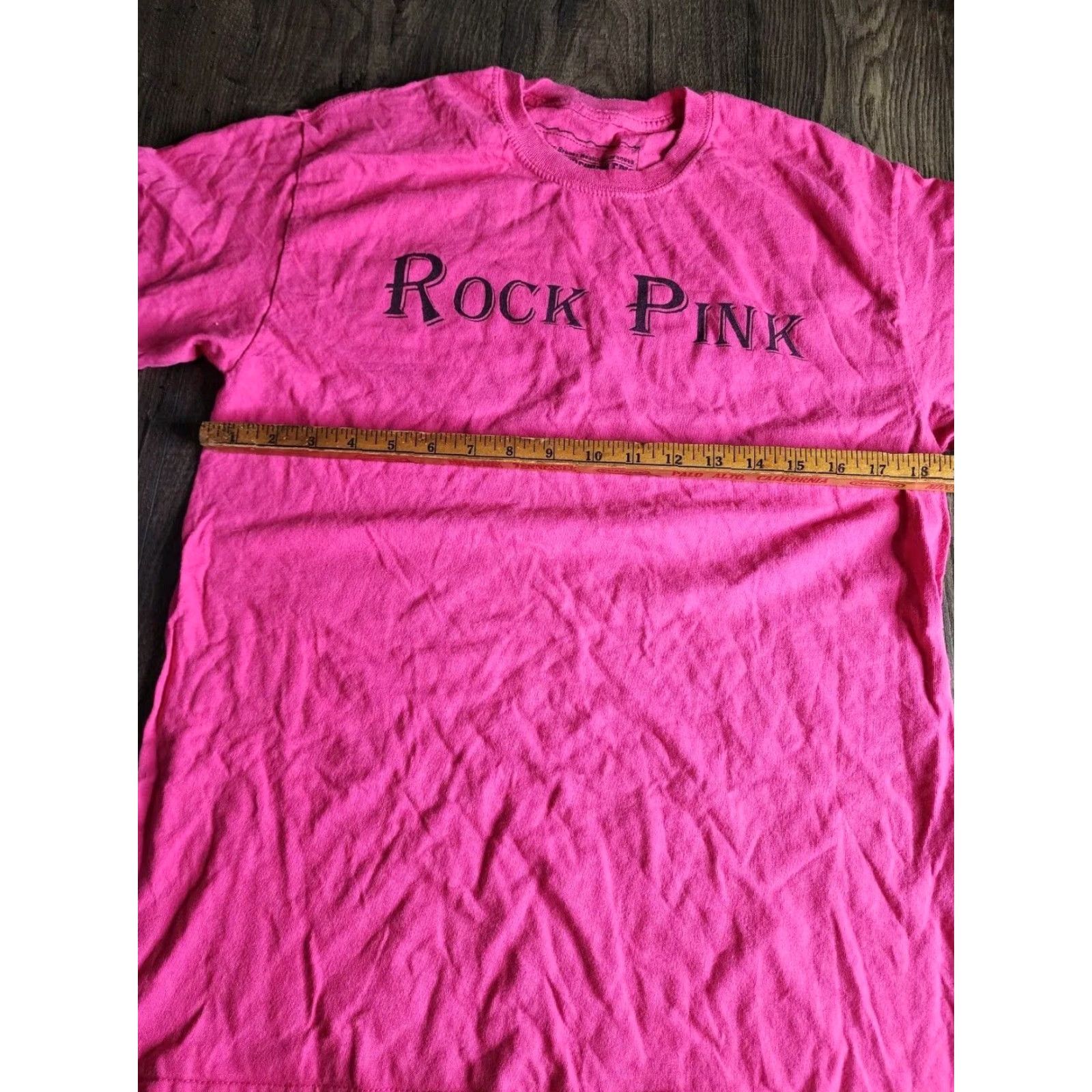 Doublet Rock Pink T-Shirt Adult M Pink Breast Cancer Awareness Double Sided Tattoo Angel Wings Size US M / EU 48-50 / 2 - 2 Thumbnail