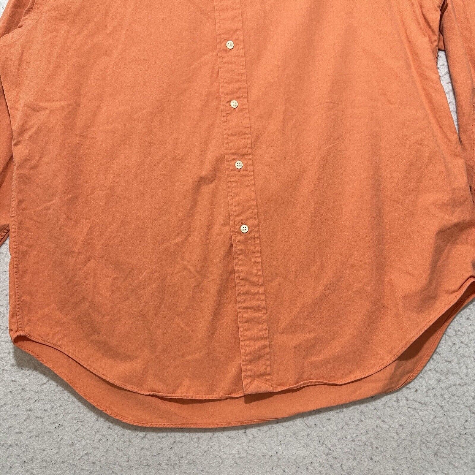 Ralph Lauren Ralph Lauren Large Blake Button Salmon Orange Dress Shirt Size US L / EU 52-54 / 3 - 4 Thumbnail