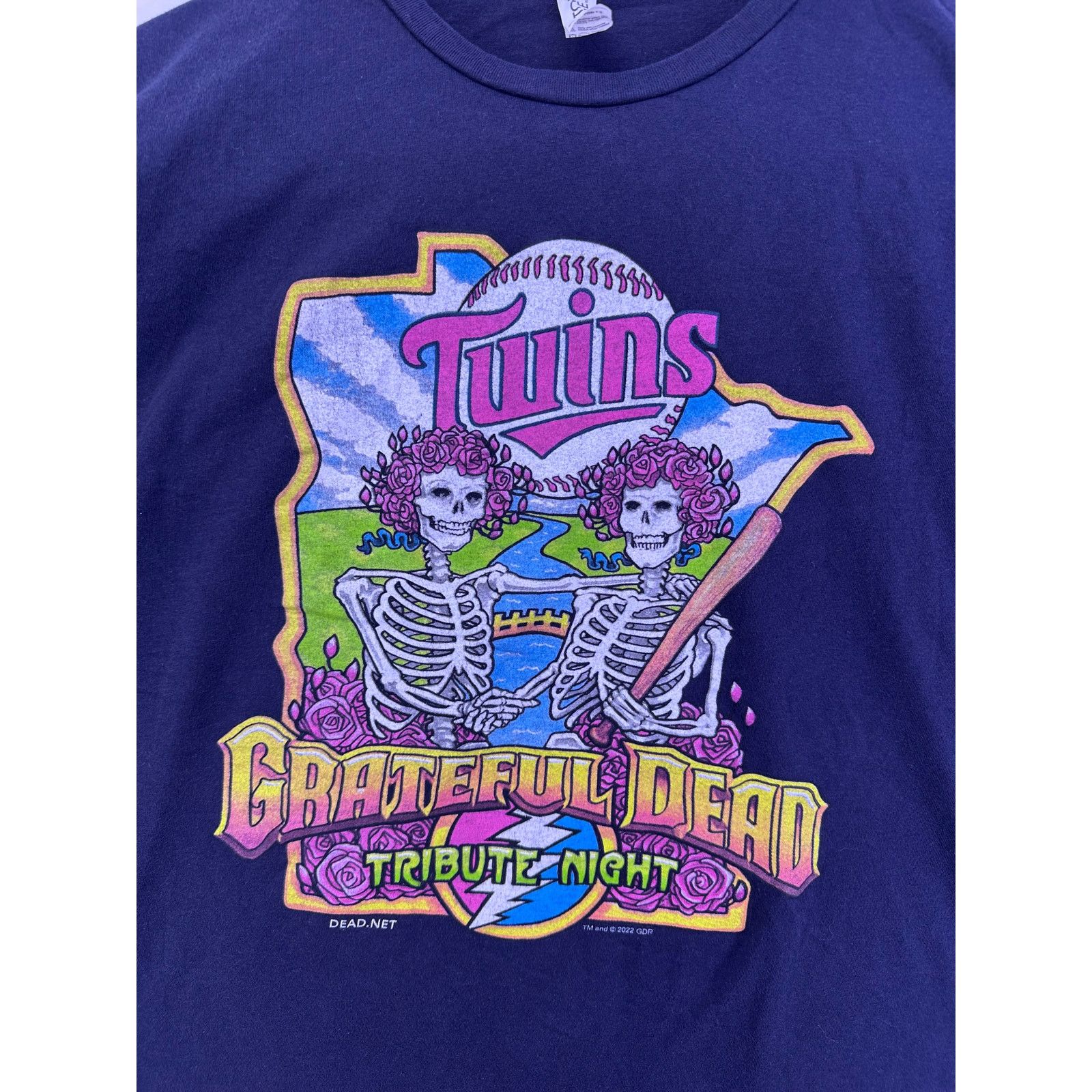 & Other Stories Minnesota Twins Grateful Dead Tribute Night Shirt 2022 Sz M Size M / US 6-8 / IT 42-44 - 4 Thumbnail