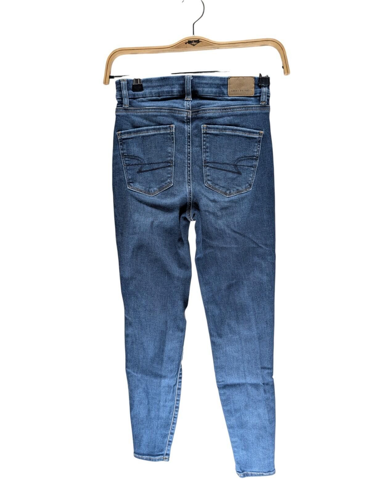 American Eagle Outfitters American Eagle Next Level Stretch Skinny Jeans Size 000 Regu Size 23" - 2 Thumbnail