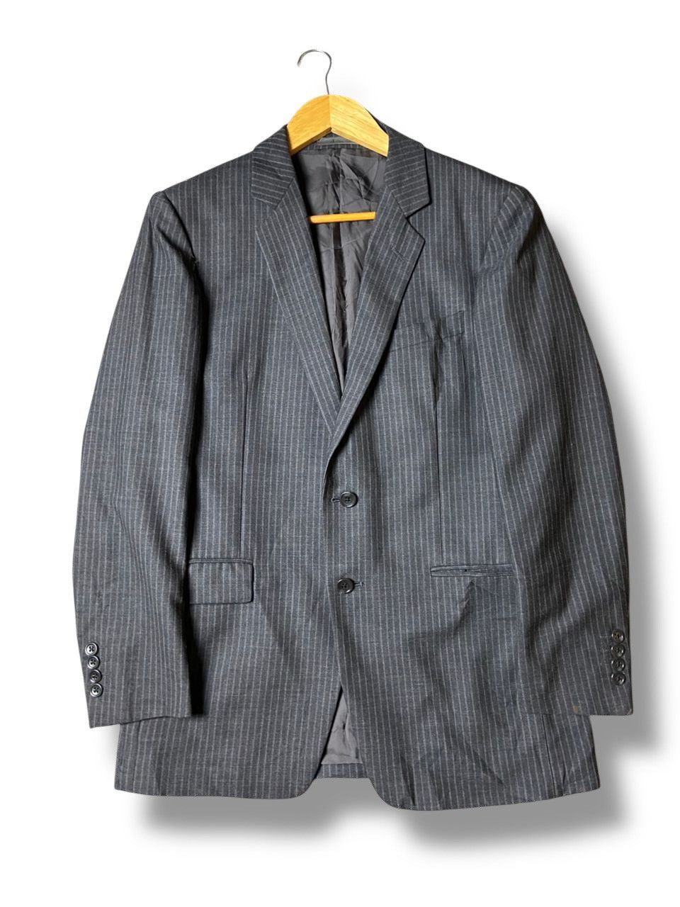 Calvin Klein × Designer × Vintage CK Calvin Klein Stripes Light Coat (121) Size US XXS / EU 40 - 1 Thumbnail