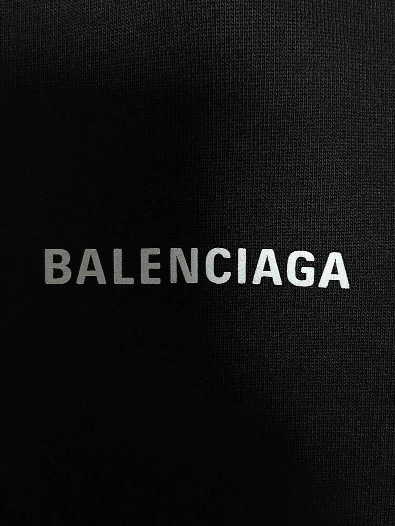 Balenciaga Balenciaga 24ss Black 3M Laser Logo Hoodie-2506 Size US M / EU 48-50 / 2 - 4 Thumbnail