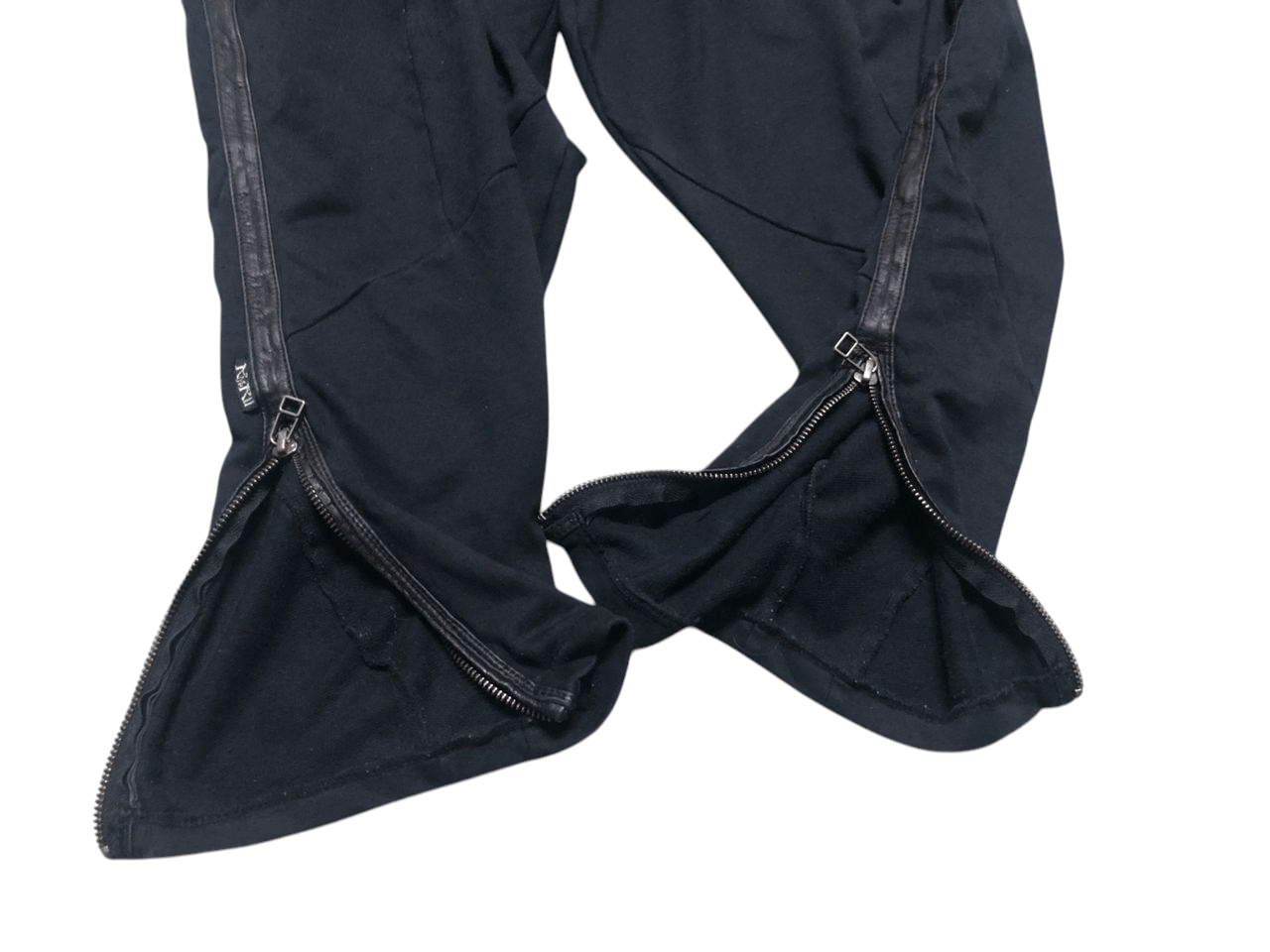 KMRii KMRII 3/4 Joggers Pant Leather Part Rare Design Size US 31 - 12 Thumbnail