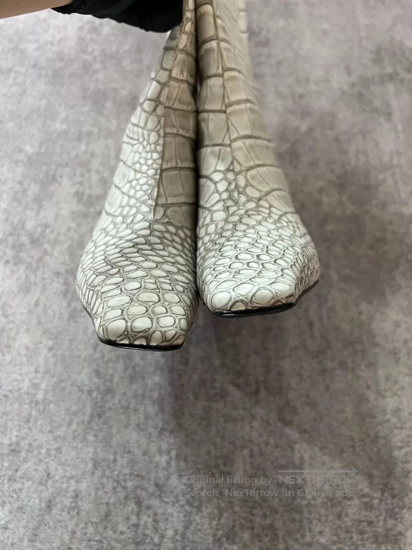 Acne Studios Acne Studios Crocodile Print Boots. Size US 6 / IT 36 - 4 Thumbnail