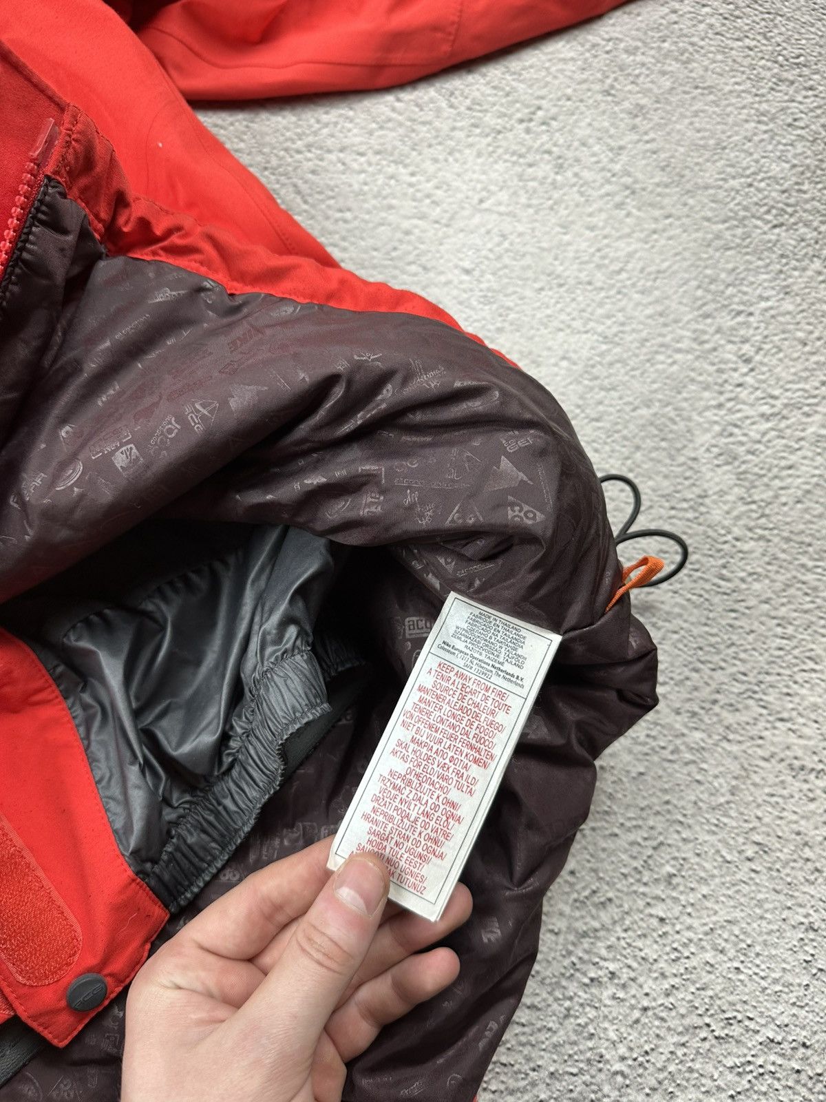 Nike ACG Vintage Nike ACG Jacket Gore-Tex Rain Coat Fur Fuzzy Outdoor Size US M / EU 48-50 / 2 - 18 Thumbnail
