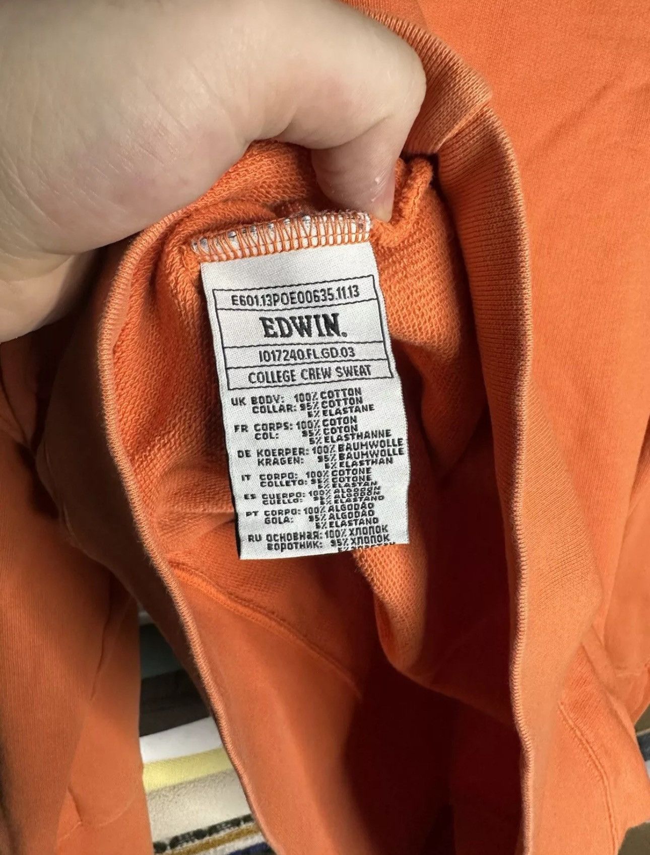 Edwin Edwin Luxury Japanese Sweatshirt Size US XL / EU 56 / 4 - 6 Thumbnail
