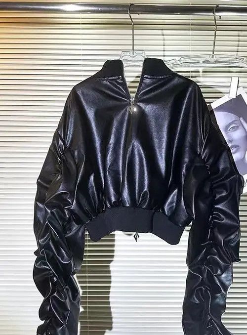 Japanese Brand Big pocket star studded pleated dolman sleeve jacket Size US M / EU 48-50 / 2 - 3 Thumbnail