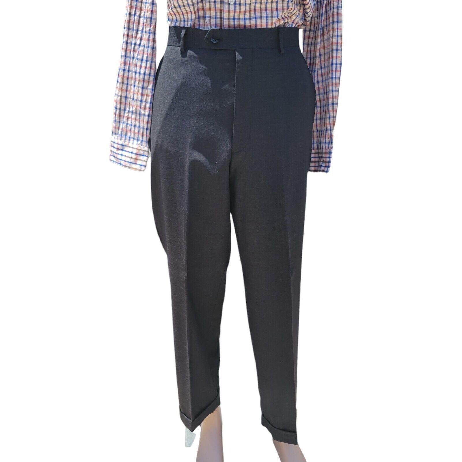 Other Men's 3 Button, side vent wool suit. Size 43R. Size 44R - 6 Thumbnail