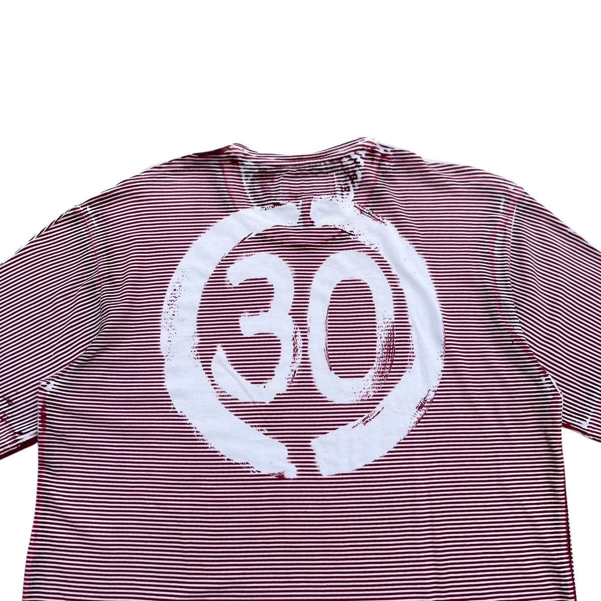 Armani Armani Jeans Stripe Printed Tee Size US L / EU 52-54 / 3 - 4 Thumbnail