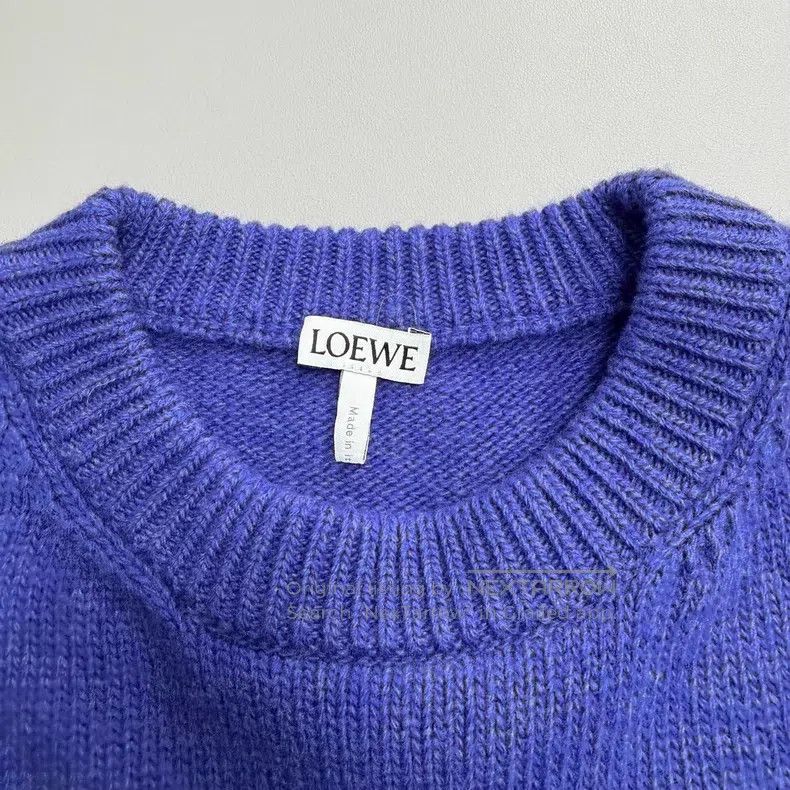 Loewe Loewe Navy blue gem logo wool sweater Size S / US 4 / IT 40 - 5 Thumbnail