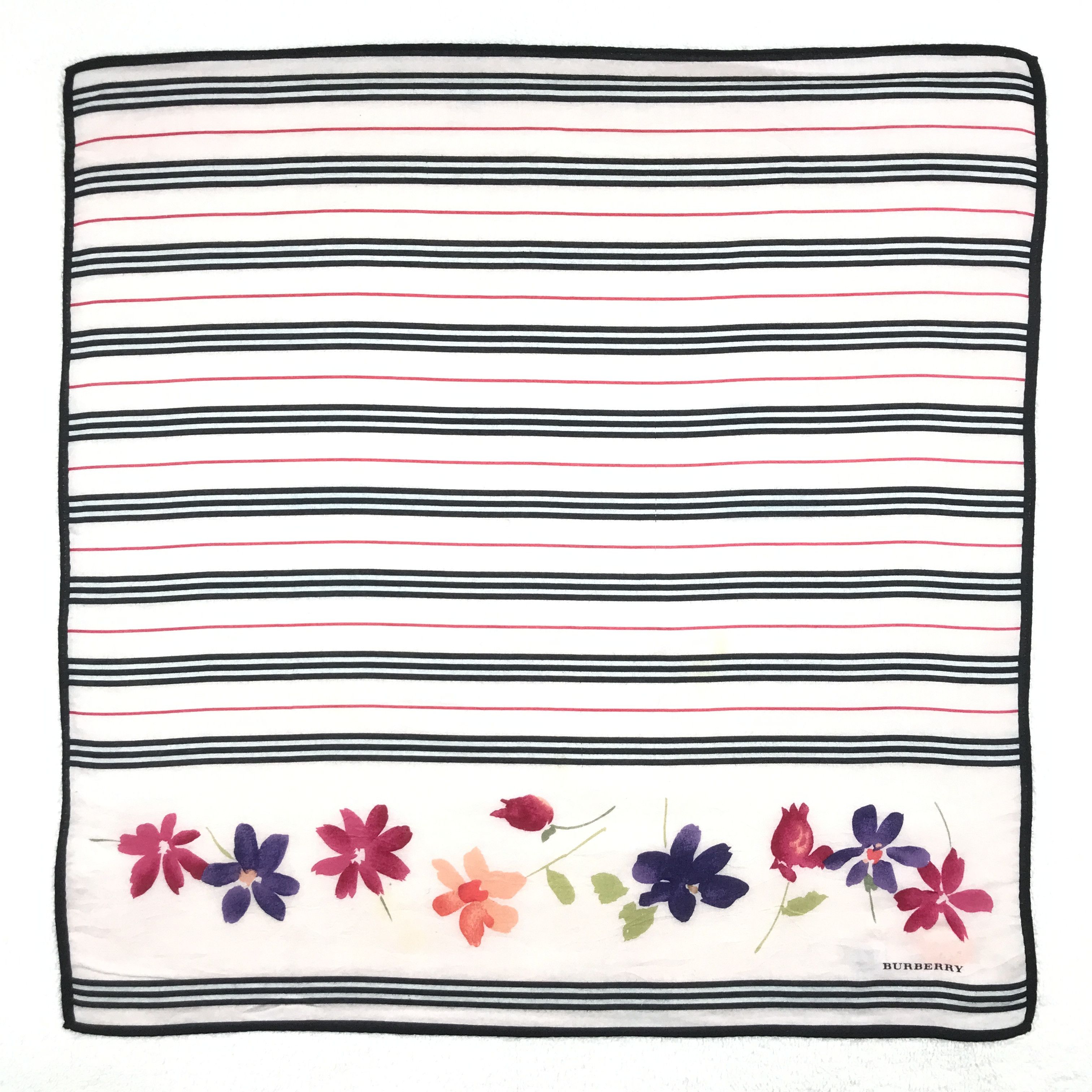 Burberry × Vintage Vintage Burberry Bandana Neckerchief Handkerchief Size ONE SIZE - 1 Thumbnail