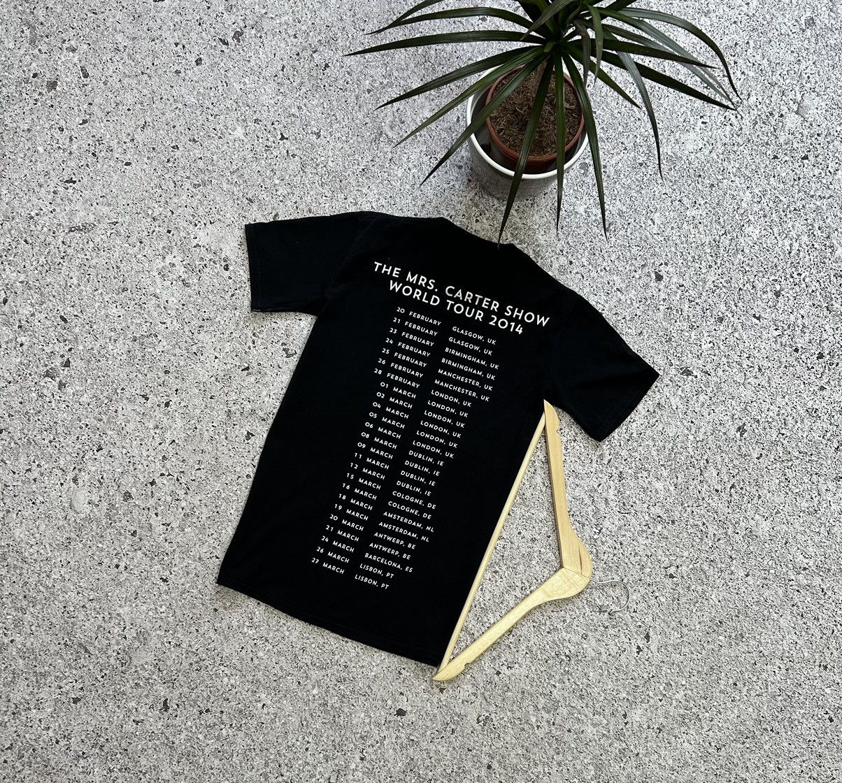 Band Tees × Beyonce Beyoncé the MRS Carter Show World Tour 2014 T-Shirt Y2K Hype Size US XS / EU 42 / 0 - 2 Thumbnail