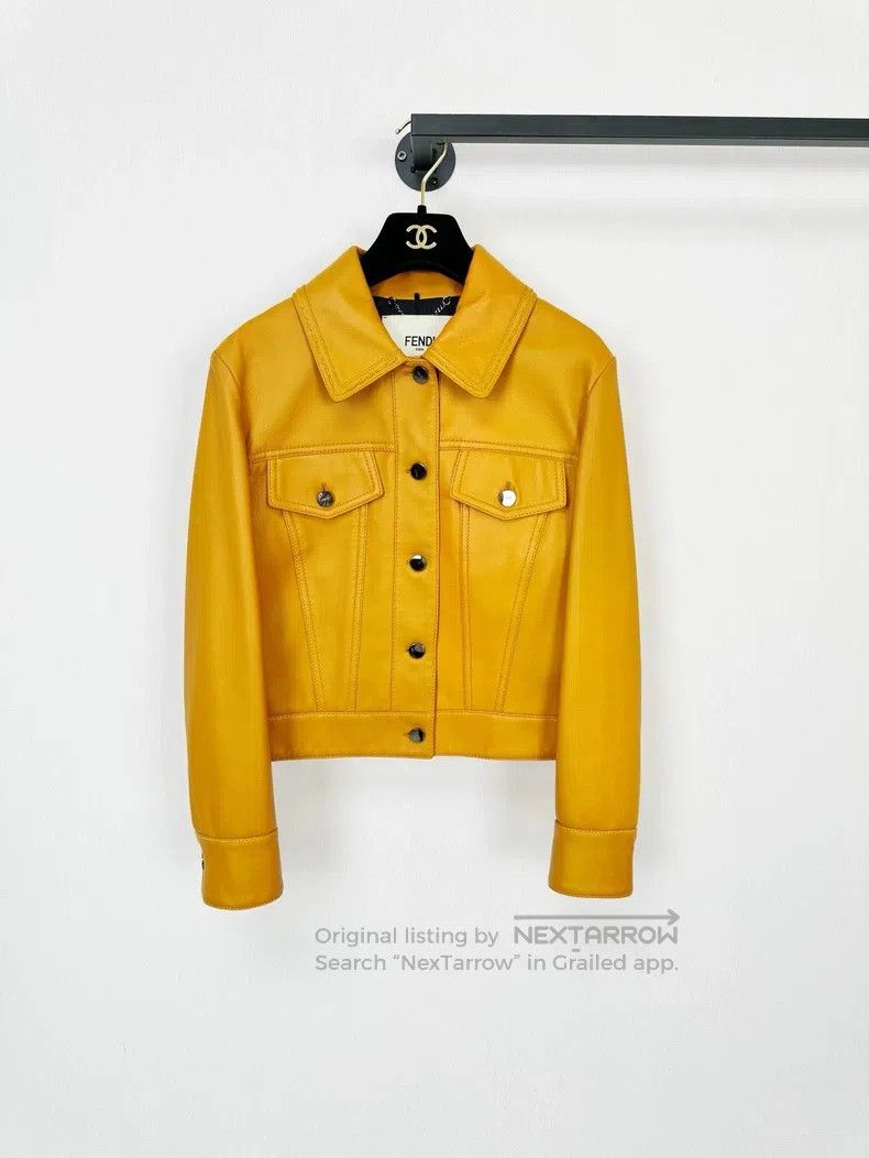 Fendi Fendi Leather Jacket Size XS / US 0-2 / IT 36-38 - 1 Thumbnail