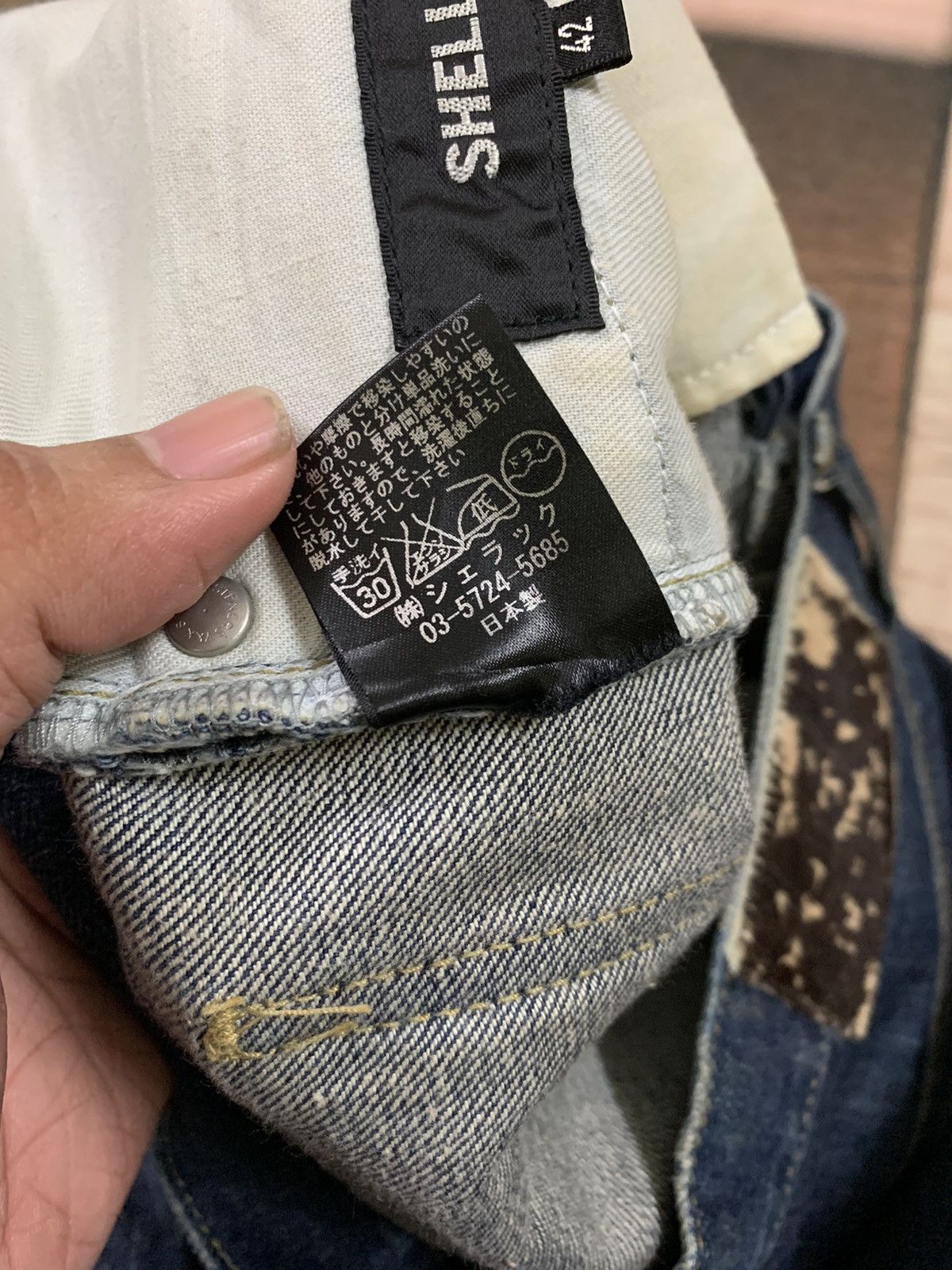 Hysteric Glamour × Japanese Brand × Shellac shellac flare bootcut mud wash style designer japanese Size US 30 / EU 46 - 6 Thumbnail