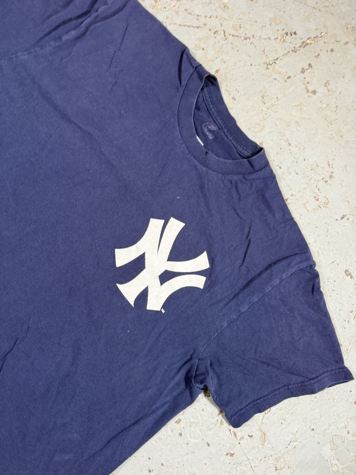 Vintage Vintage New York Yankees Pocket Tee / Faded Jersey Tee Size US L / EU 52-54 / 3 - 2 Thumbnail