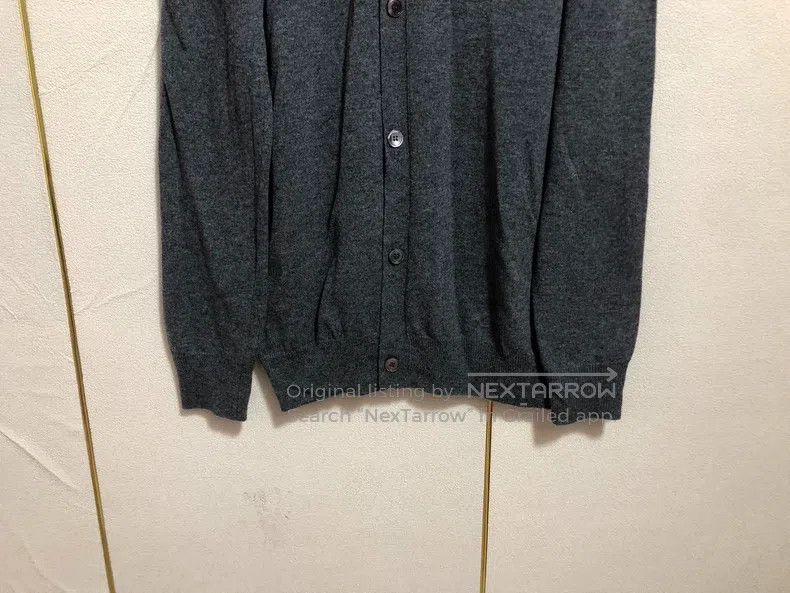 Comme des Garcons Comme Des Garcons Gray Black Heart Wool Cardigan Jacket Size XXL / US 16-18 / IT 52-54 - 3 Thumbnail