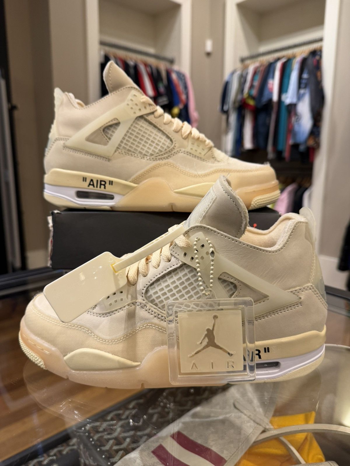 Jordan Brand Jordan 4 Retro ‘Off-White Sail’ Size US 6.5 / EU 39-40 - 1 Thumbnail